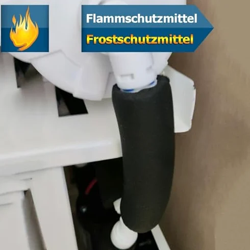 Rura izolacyjna z pianki – grubość 15 mm do węży o średnicy wewnętrznej 6–60 mm – osłona ochronna do instalacji wodno-kanalizacyjnych HVAC i efektywności energetycznej – dostępny rozmiar 25 mm