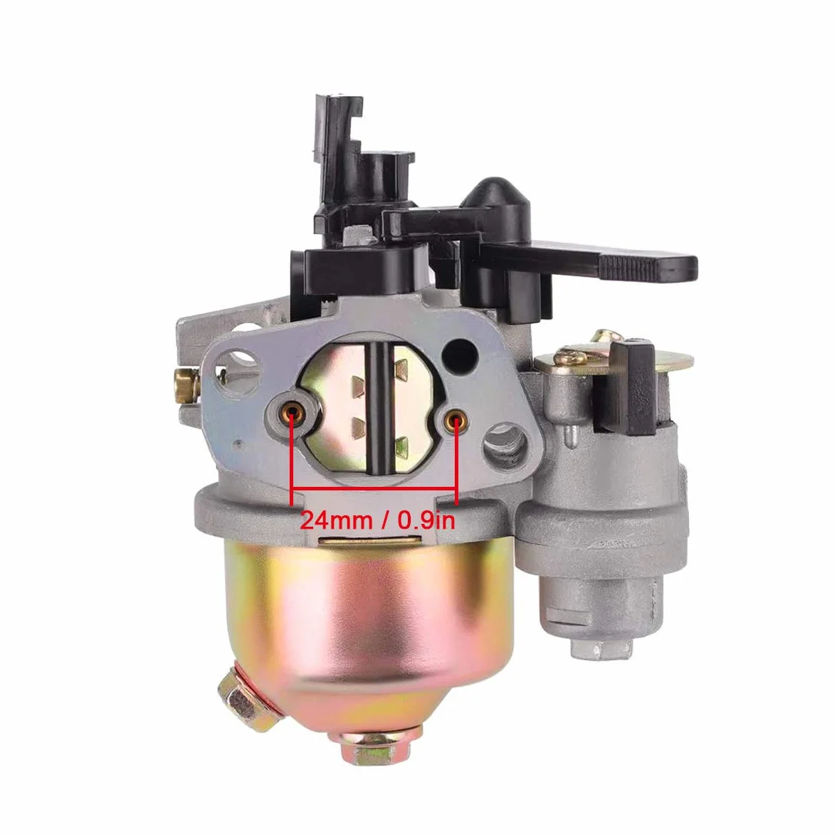 ZAMDOE GX160 zestaw gaźnika zamiennik do Honda GX200 GX168 GX140 GX120 5,5 HP 6,5 HP silnik WP30X pompa wodna myjka ciśnieniowa, z uszczelkami montażowymi