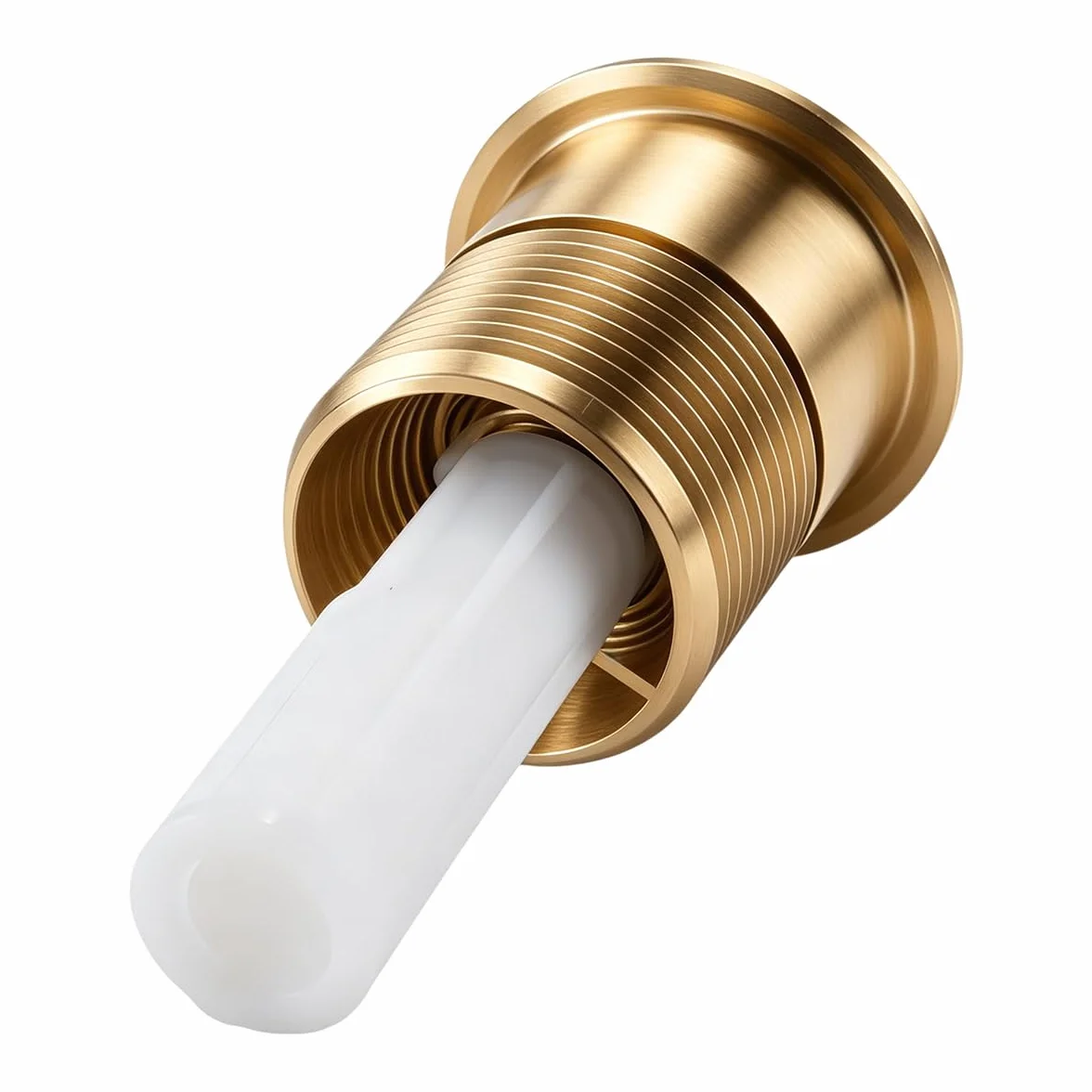 Ticha Wymienny przycisk spłukiwania toalety, okrągły kształt, nowoczesny przycisk do toalety, do Skipper 45 Dual Flush Cistern (złoty)