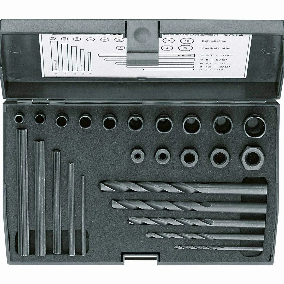 GEDORE Zestaw wykrętaków gwintowanych, 1 sztuka, 8552-025