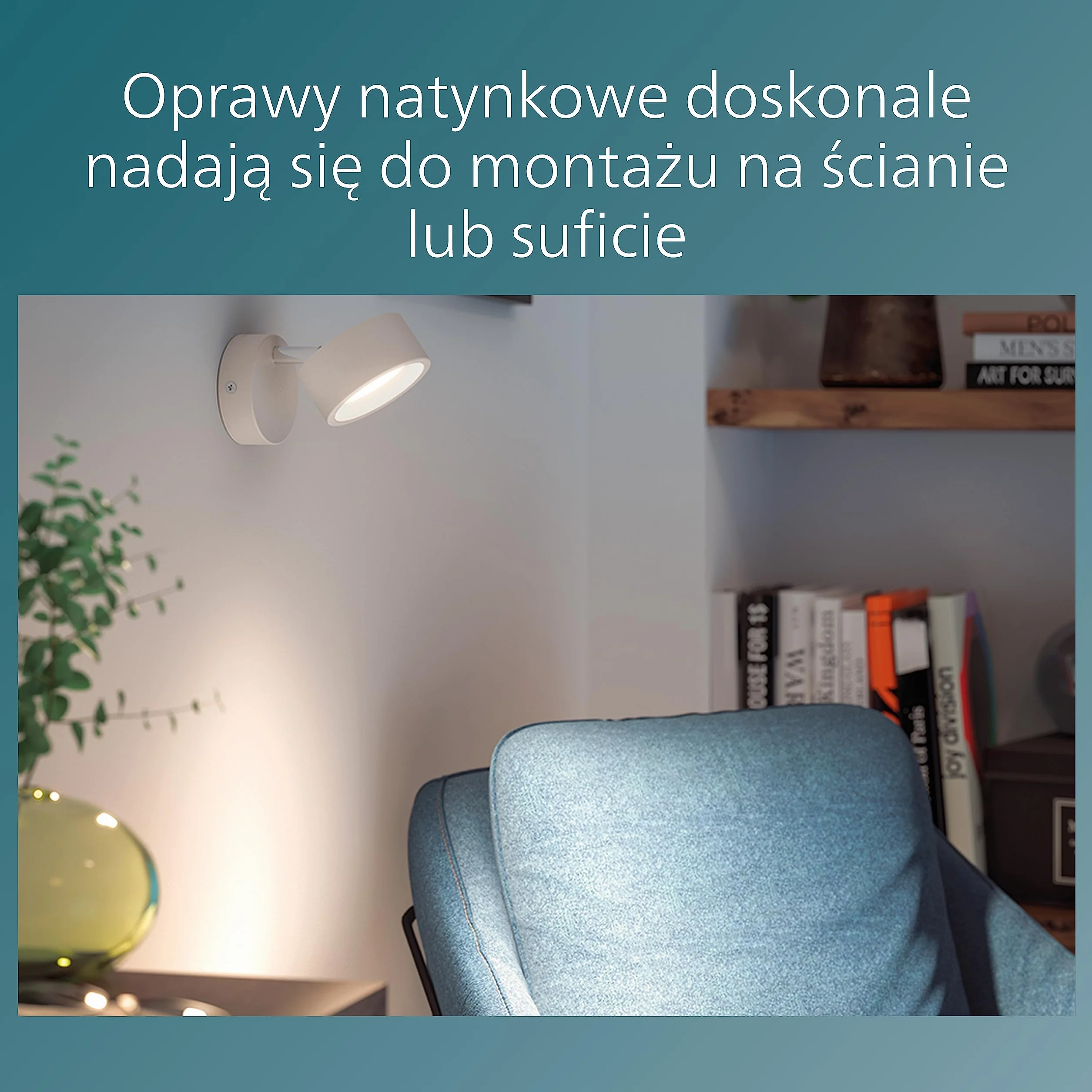 Philips Oprawa Punktowa Bracia Spot 1x5.5W 2700K, Biały