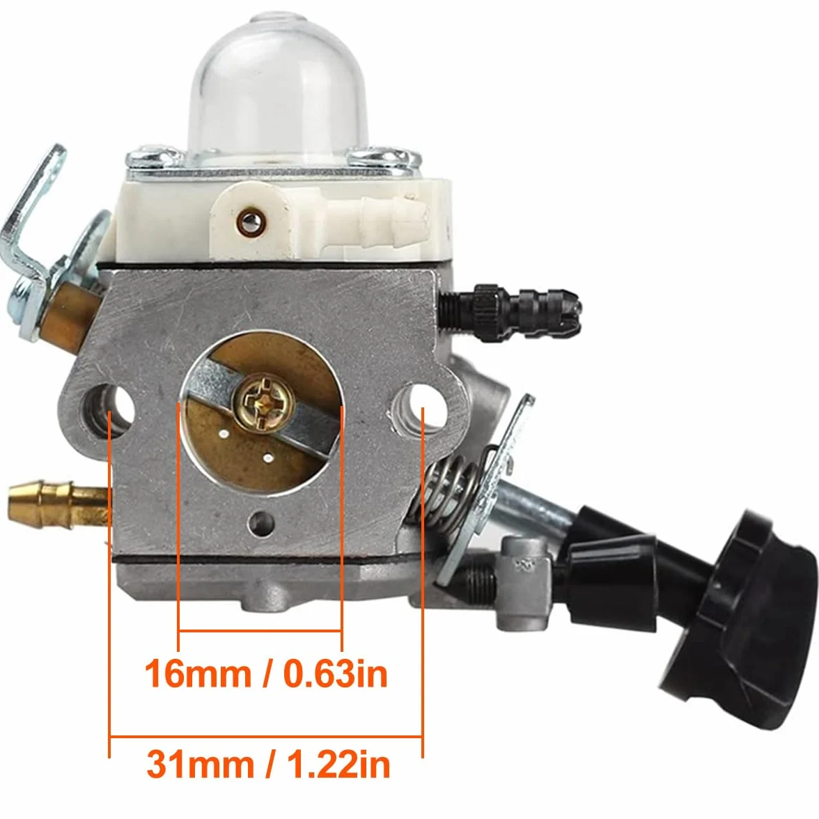 ZAMDOE Gaźnik BG86 do dmuchawy liściowej Stihl BG86C, silnik dmuchawy liści, 4241 120 0623, 4241 120 0616, z filtrem powietrza HD2 + świeca zapłonowa + przewód paliwa + filtr paliwa
