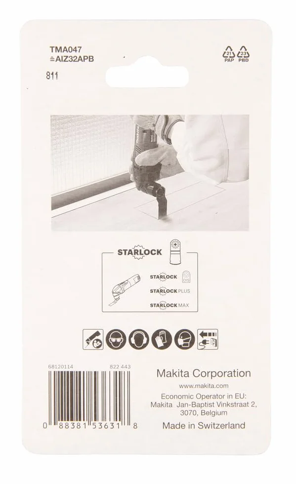 MAKITA B-64814 - Cuchilla inmersion 32x50 bi-me starlock