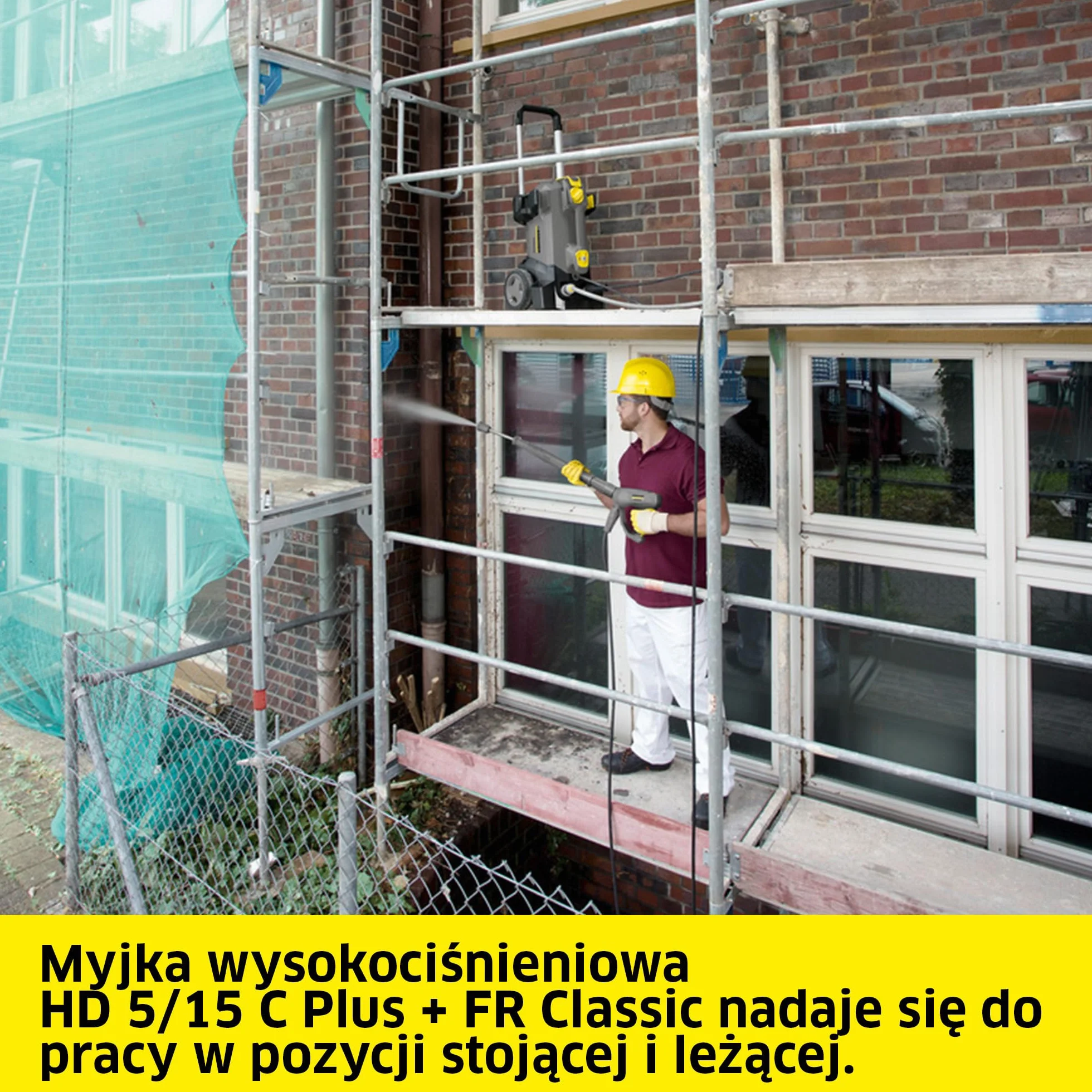 Kärcher HD 5/15 C Plus FR Classic myjka ciśnieniowa 150 bar 500 l/h 27,8 kg wąż 10 m