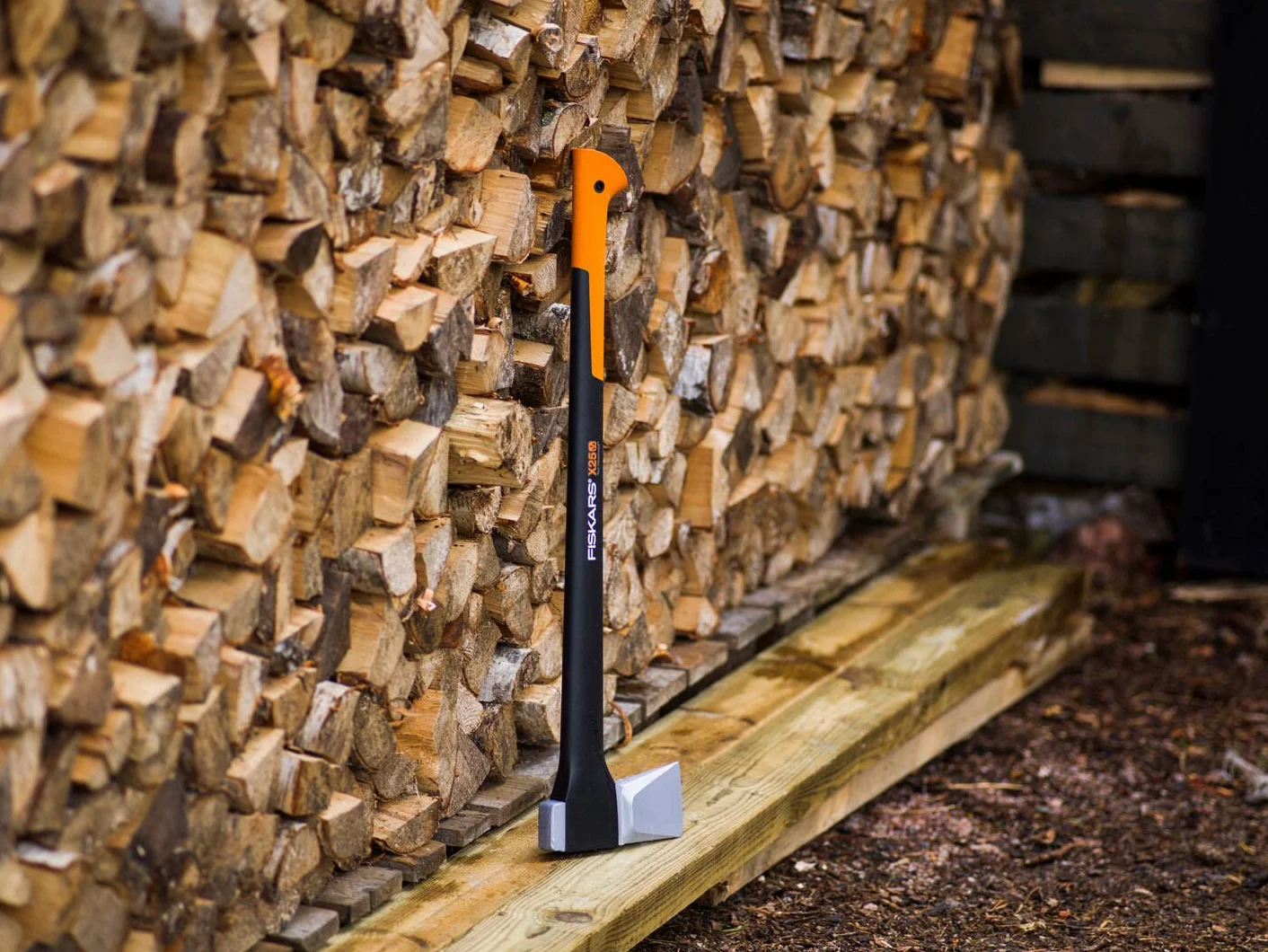 Fiskars X-Series Siekiera X25 77 cm Czarny Pomarańczowy