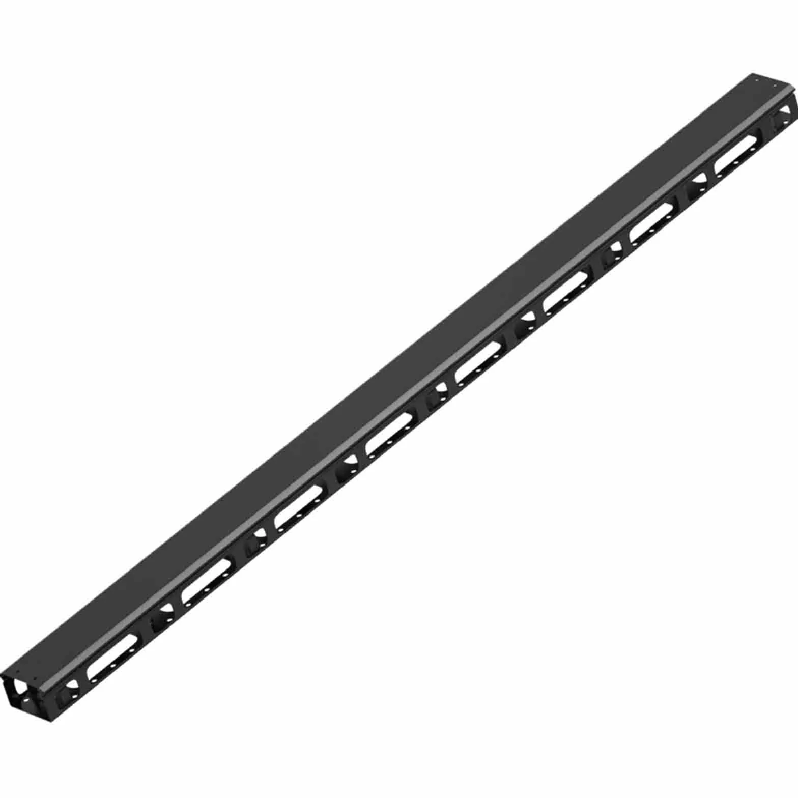 Organizer Kabli Pod Biurko, Wytrzymały Stalowy System Zarządzania Kablami, Mocowanie na Śruby do Biura i Stanowiska Pracy(98x6x4cm/38.6x2.4x1.6in)