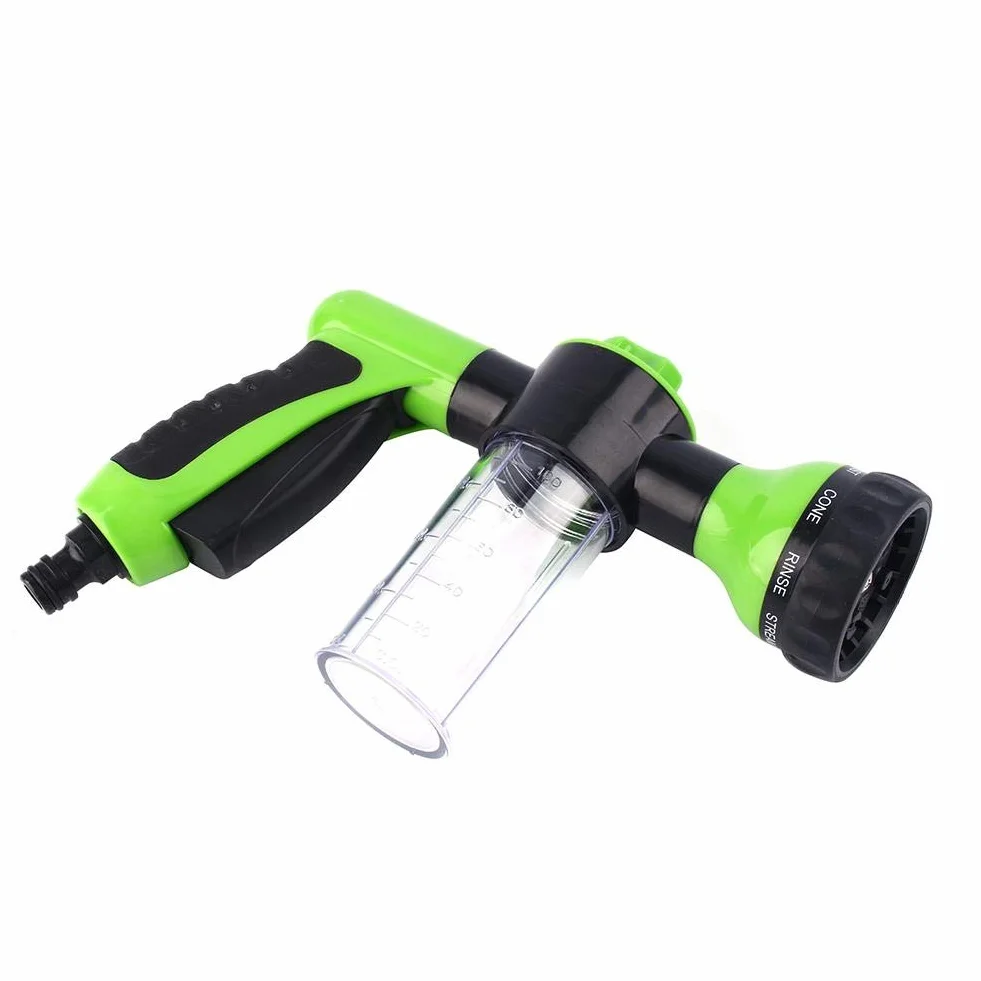 Schaumpistole Schaumkanone Auto Schaumwasserpistole 8 Bewässerungsmuster Waschpistole
