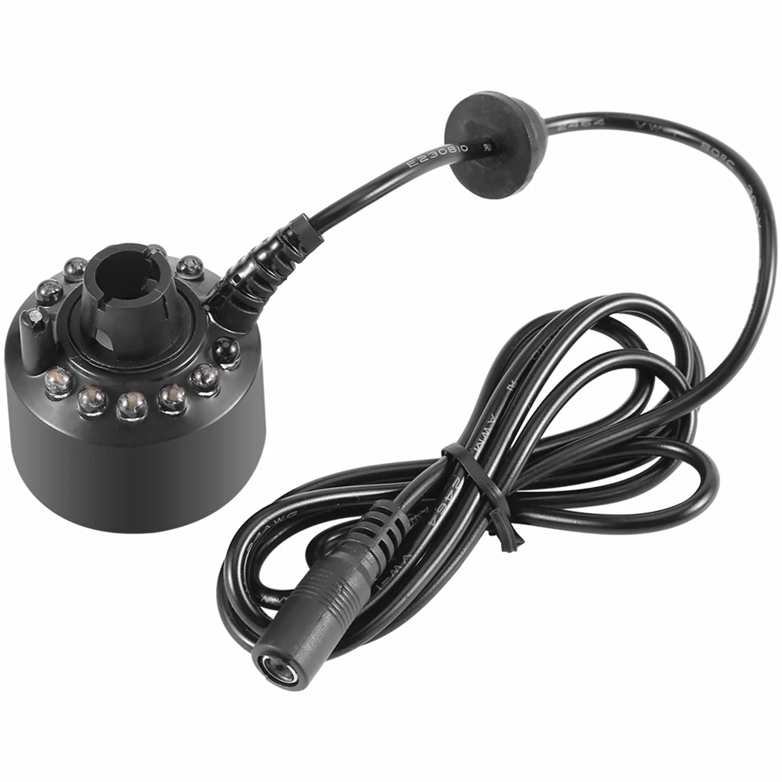 Mist Maker Fogger LED 12 kolorowy Fish Tank Fontanna Staw Mgła Maszyna Atomizer EU 220V
