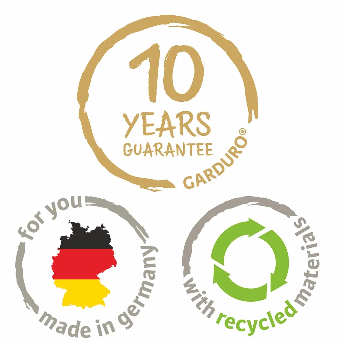 Scheurich Barceo Bowl 40 donica okrągła Stony Grey z recyklingu na zewnątrz 18