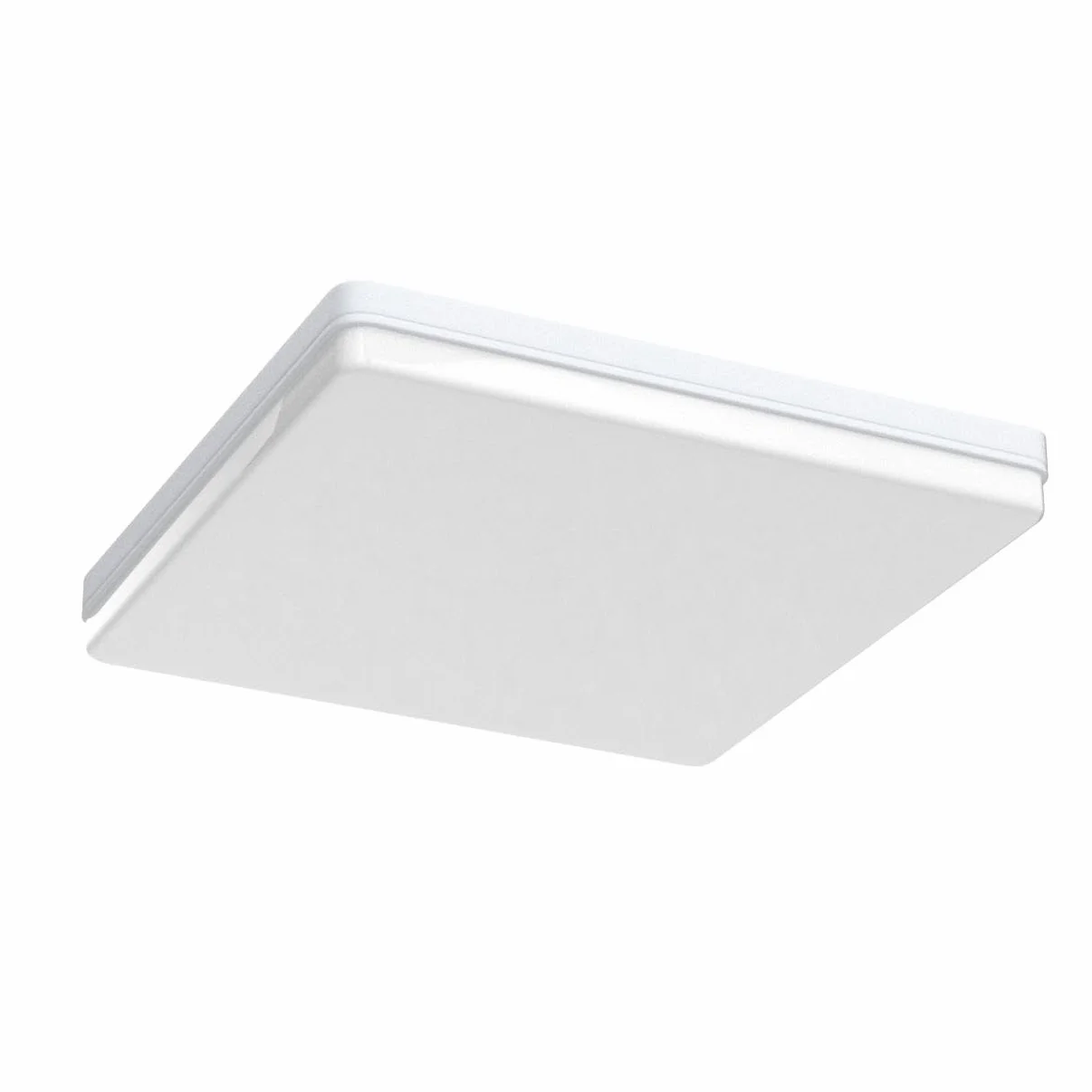 EASY EAGLE Lampa sufitowa LED 48 W, 4800 lm, 6500 K, super jasna, kwadratowa lampa sufitowa LED, IP44, wodoodporna lampa łazienkowa do salonu, sypialni, kuchni, jadalni, biura, korytarza, 30 cm
