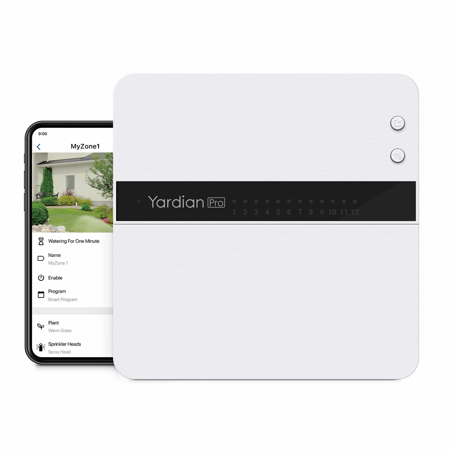 Yardian Pro Inteligentny Sterownik Nawadniania 12 sekcji Apple HomeKit Wi-Fi Ethernet