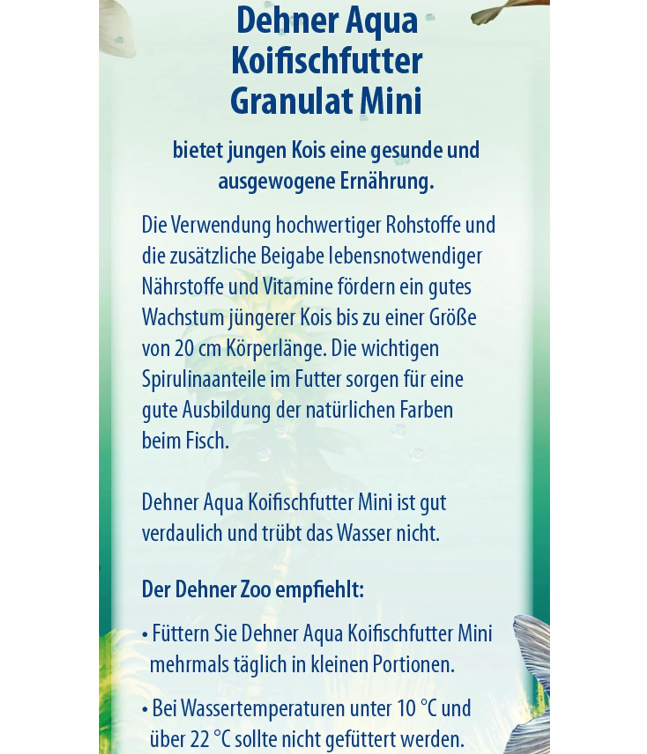 Dehner Aqua granulat do karmienia dla ryb granulowany, 3,5 l