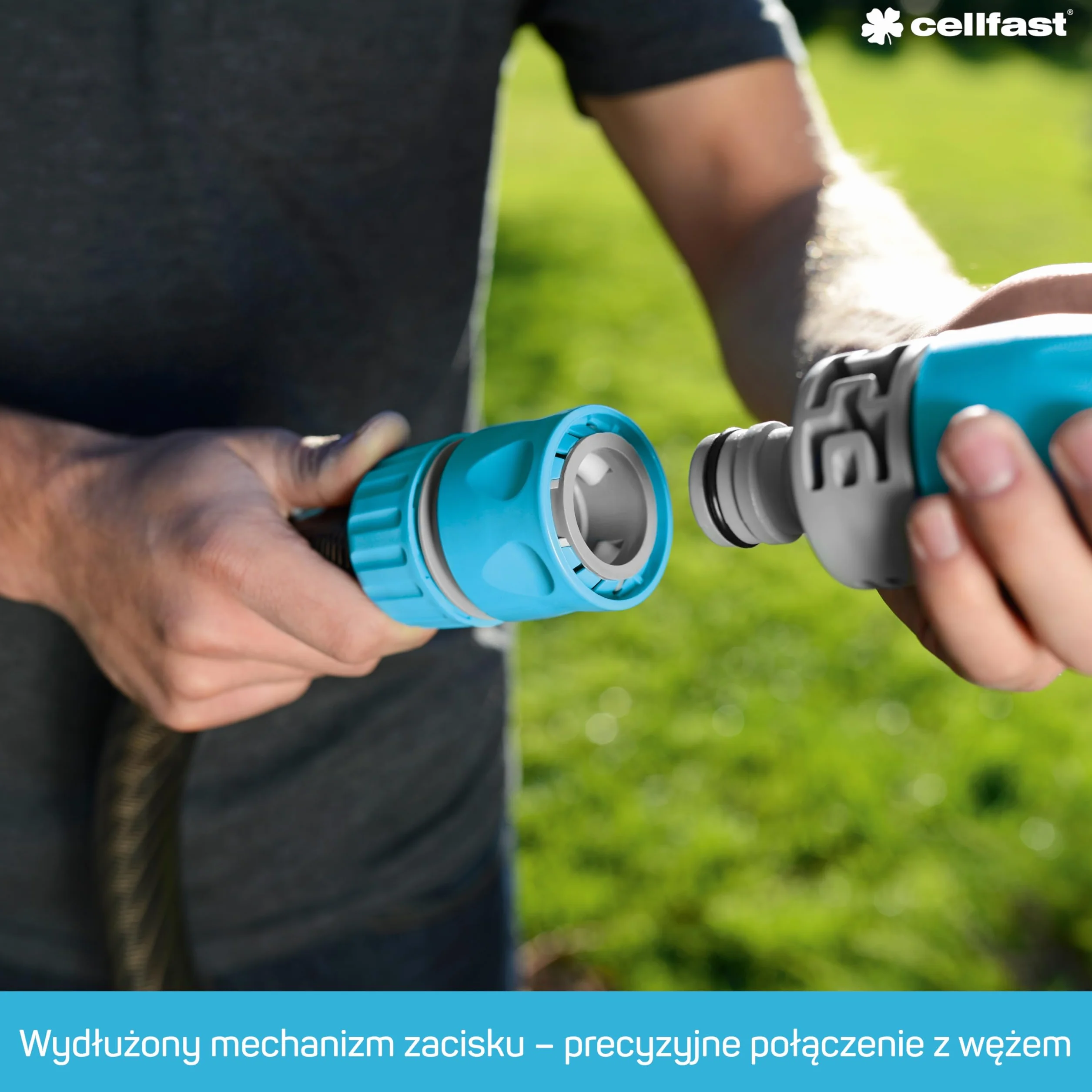 Cellfast Szybkozłącze ENERGO™ 1/2" 5/8" do węża ogrodowego PC/ABS