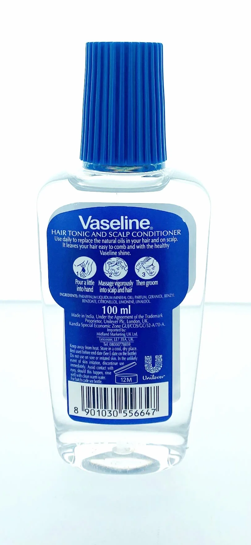 Vaseline płyn do włosów, 100 ml, 2 sztuki