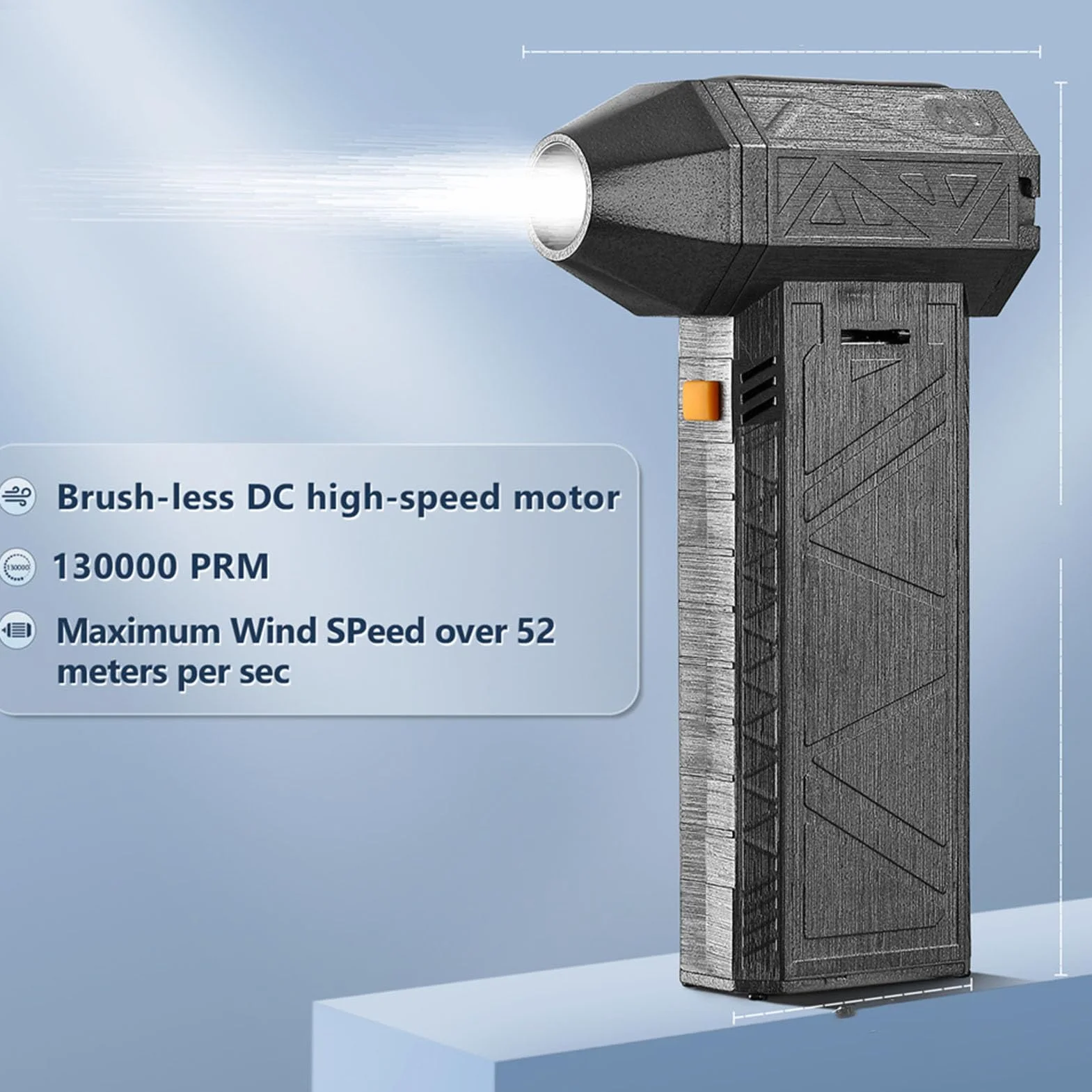 Mini Dmuchawa Jet Dry - Bezprzewodowa Strumieniowa Turbo Fan 130000 Obr./min, Wszechstronna Powietrza