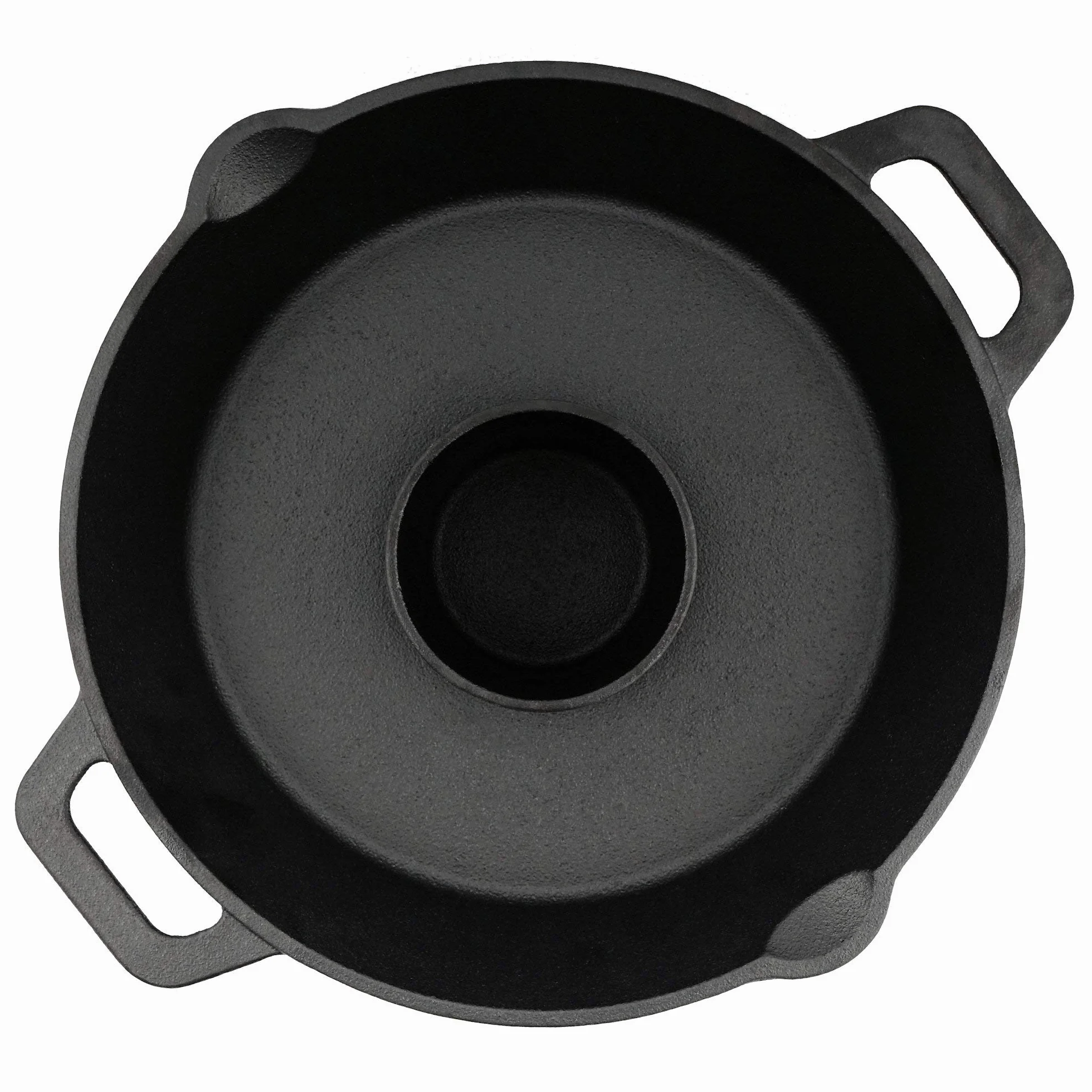 BBQ-Toro Gusseisen Hähnchenbräter Ø 28 cm Aroma-Kegel Geflügelbräter Chicken Roaster