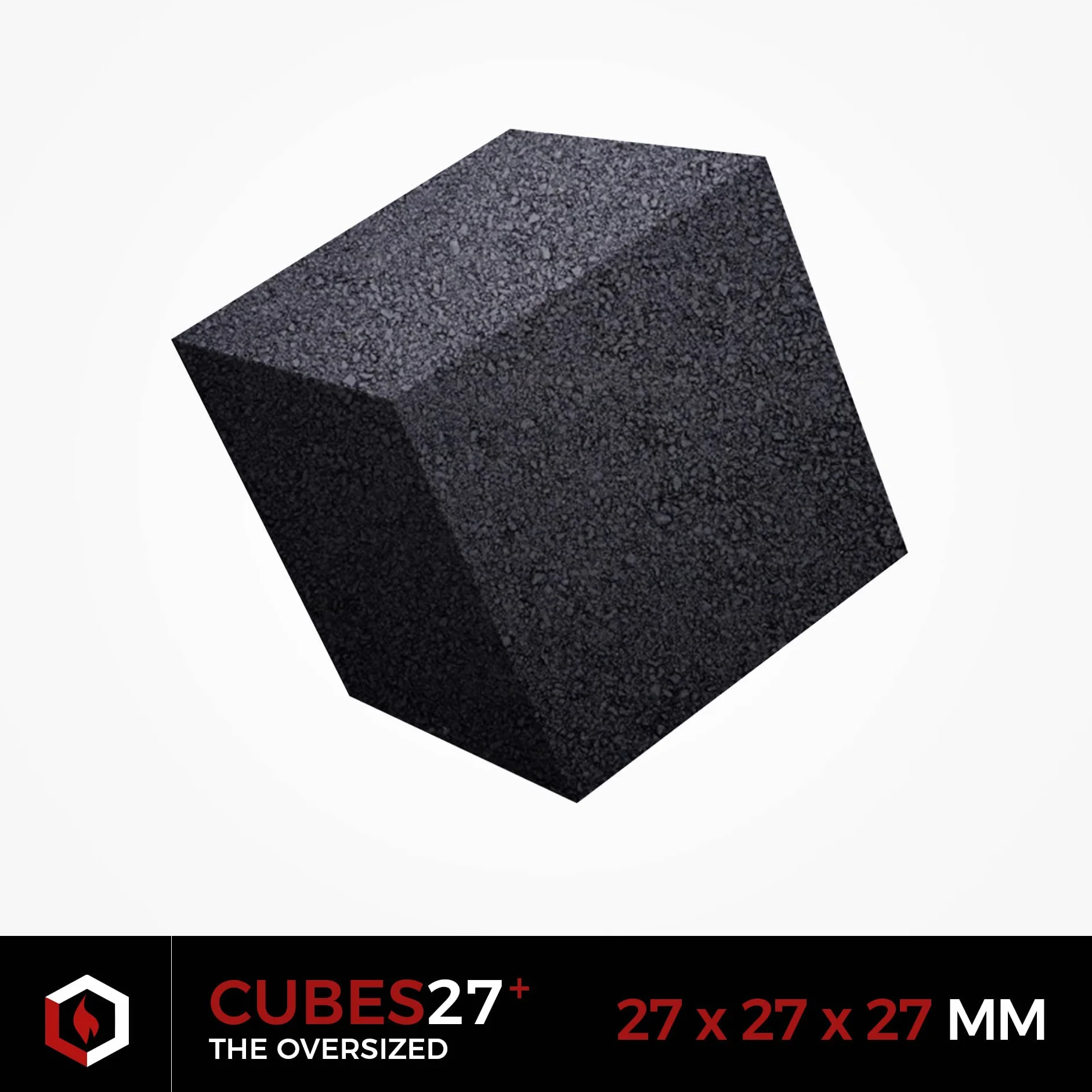 Węgiel Kokosowy 1 kg CUBES27+ do Sziszy i Grilla Naturalny Brykiety Długie Palenie
