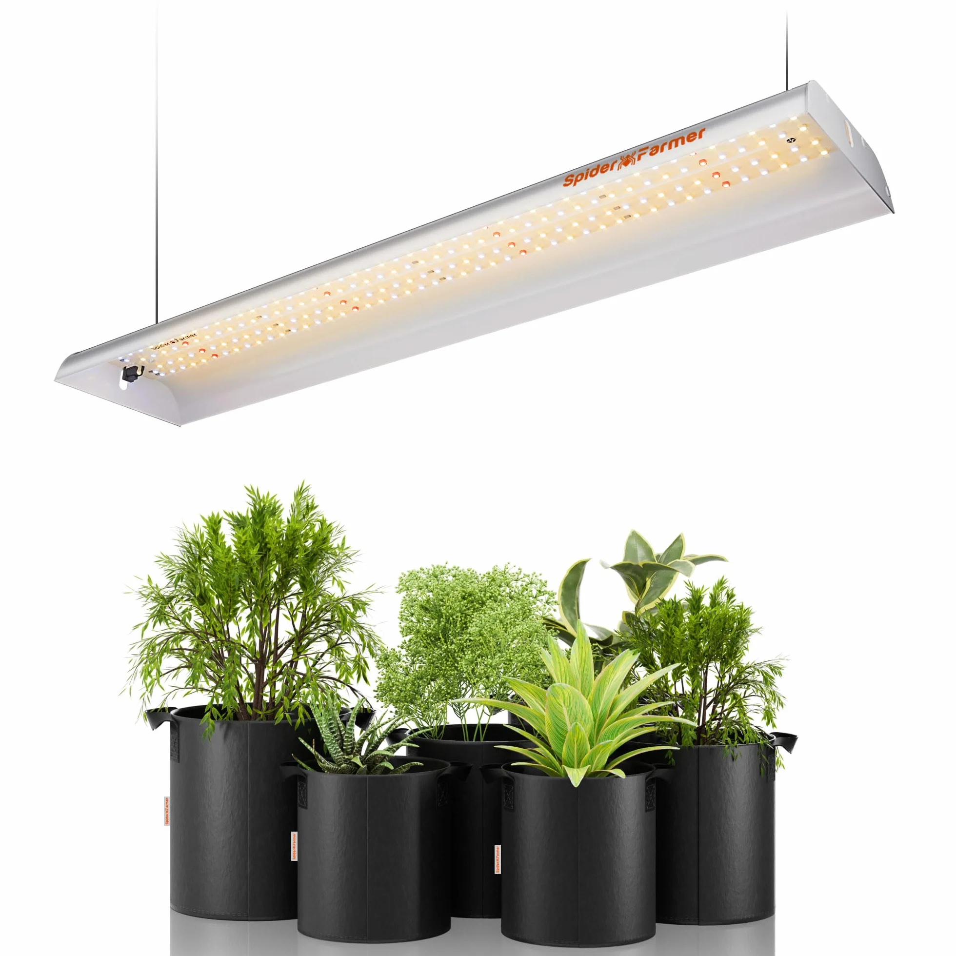 Spider Farmer SF300 Lampa LED do uprawy roślin pełne spektrum 192 diody