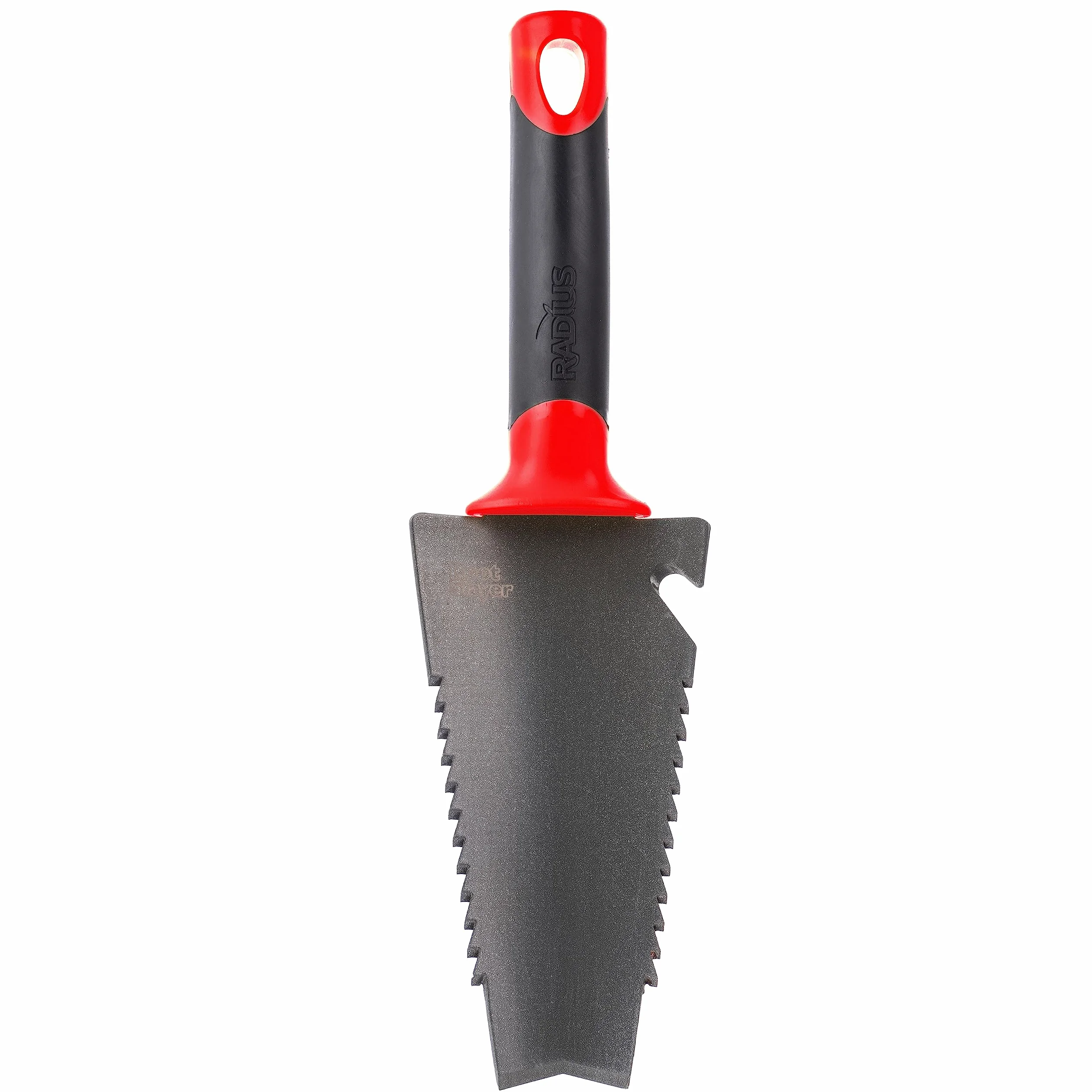 Radius Garden Root Slayer Carbon stalowa łopatka ręczna, czerwona, rowel