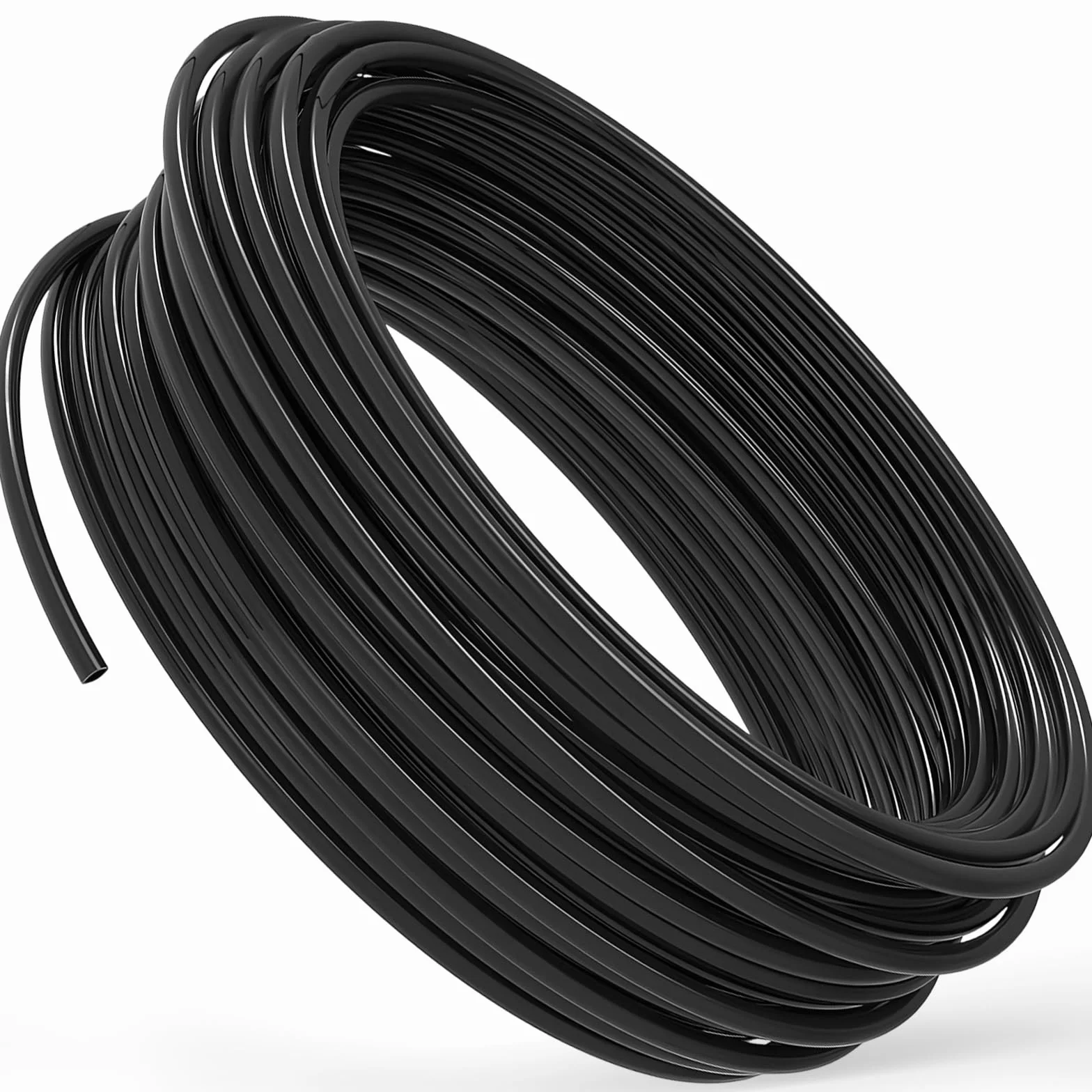 30 m / 100FT PVC mikro rurki nawadniające, szczelna rura zasilająca do nawadniania kropelkowego, odporne na promieniowanie UV, elastyczne węże nawadniające do trawnika, ogrodu, roślin, kwiatów, drzewa