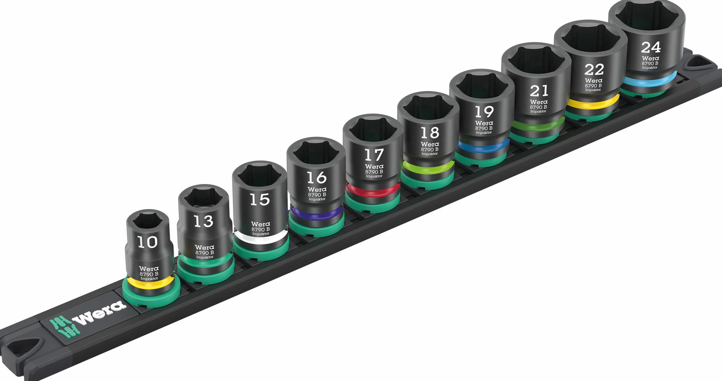 Wera 05005451001 9607 listwa magnetyczna do nakrętek B Impaktor 1, 11-częściowa