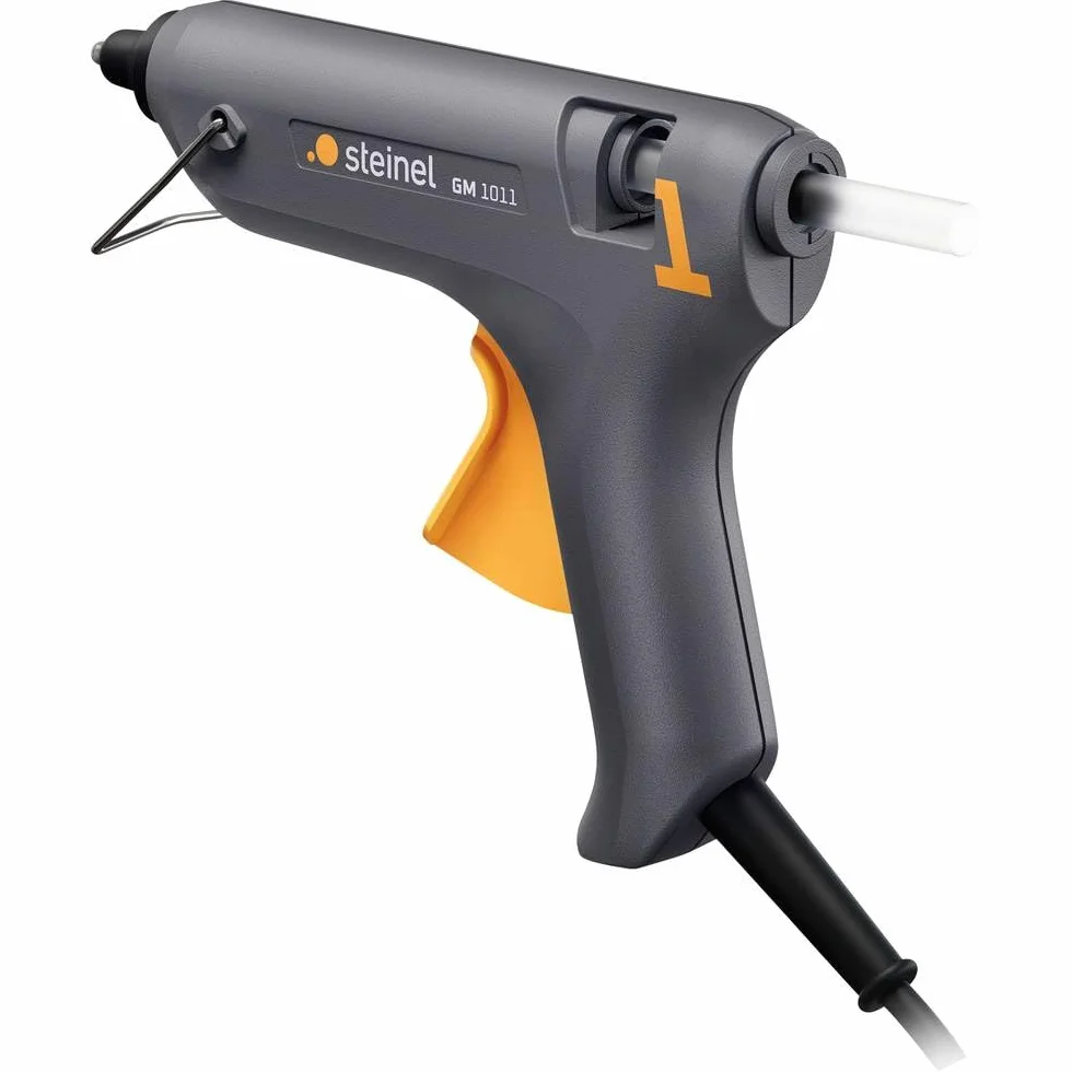 Steinel GlueMatic 1011 pistolet do kleju, kabel 2m | pistolet do klejenia na gorąco z 2x sztyftami kleju 11 mm, majsterkowanie, rzemiosło i dekorowanie