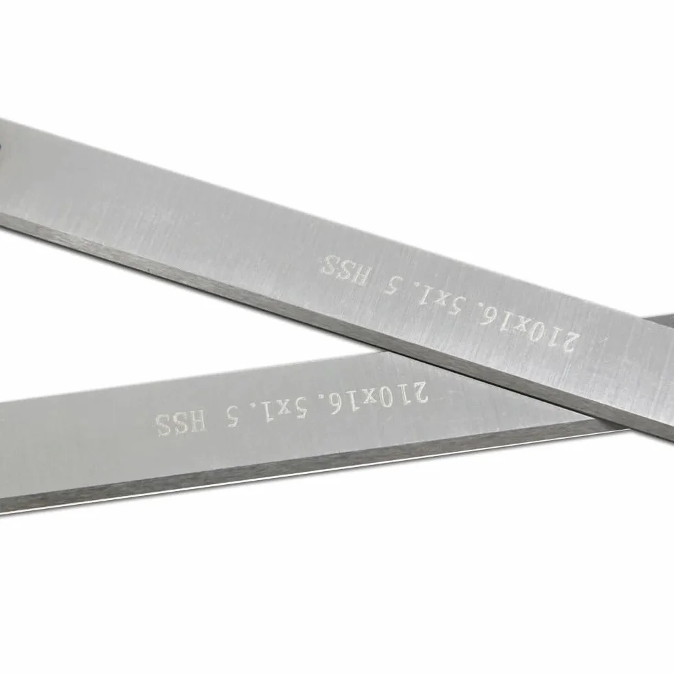 4 sztuki HSS 210mm Noże do strugarki, 210mm Ostrze płaszczyzny do Planierka Dla Maszyny do obróbki drewna, 210 x16.5 x1.5mm