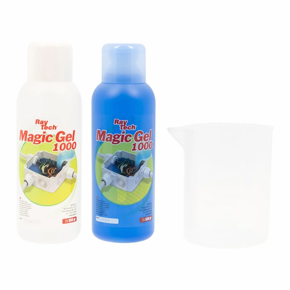 Raytech Magic Gel 1000 Uszczelniacz do Elektryki, 2 x 500 g