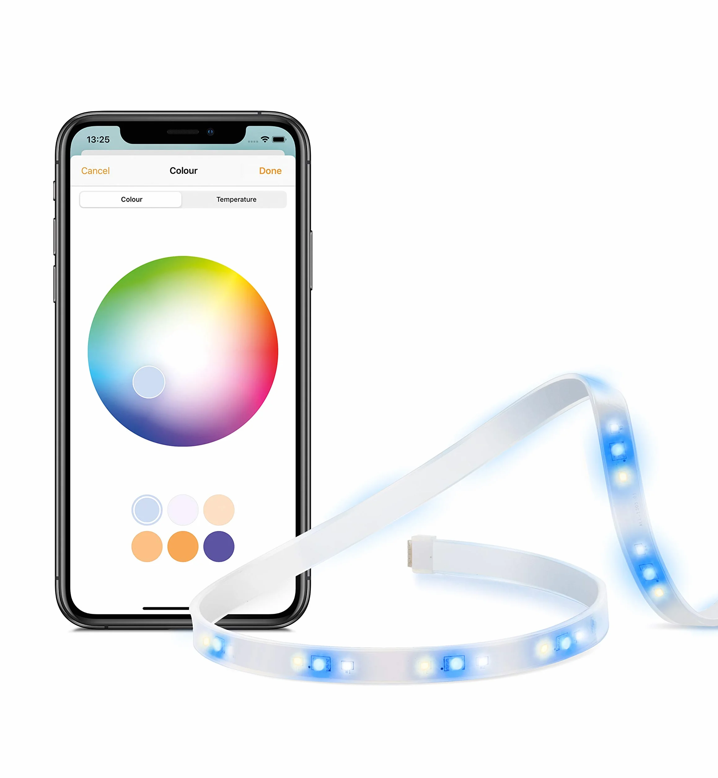 Eve Taśma świetlna Apple HomeKit Smart Home Taśma świetlna LED, pełne spektrum kolorów i biała, 1800 lumenów