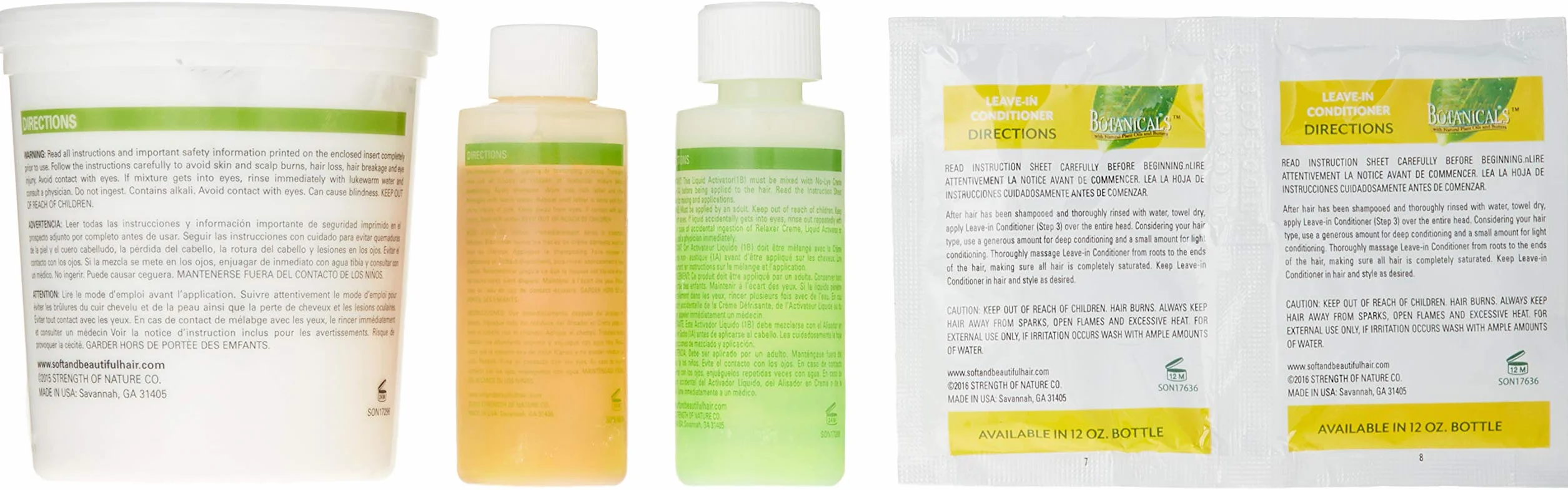 PLN Botanicals Relaxer Kit Regular