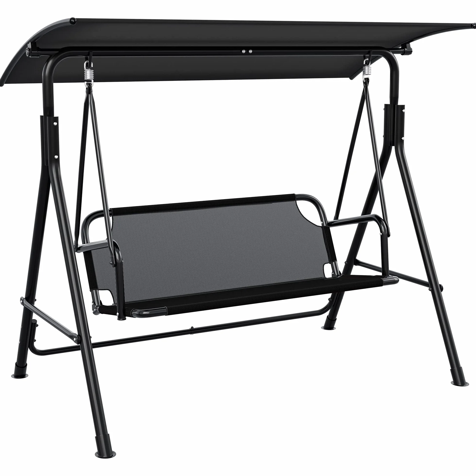 YITAHOME Huśtawka Hollywood 3-osobowa 173x106x156 cm 270 kg z daszkiem przeciwsłonecznym