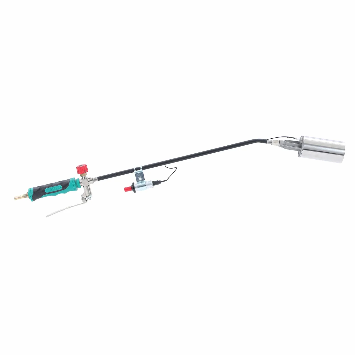 KATSU Palnik gazowy, palnik chwastów, elektroniczny zapłonnik, miotacz płomienia, dmuchawca, uszczelnienie, topienie, ogrzewanie, spawanie, palnik lutowniczy, wielofunkcyjny, 750 mm długości, 324161