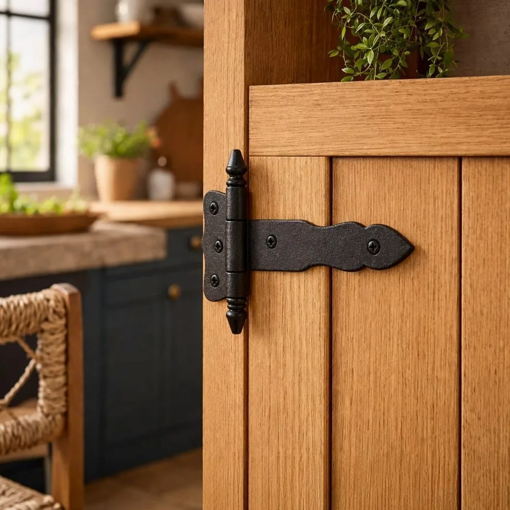12,5 cm zawias do drzwi z kutego żelaza kolonialny antyczny design produkcja dostaw renowatora