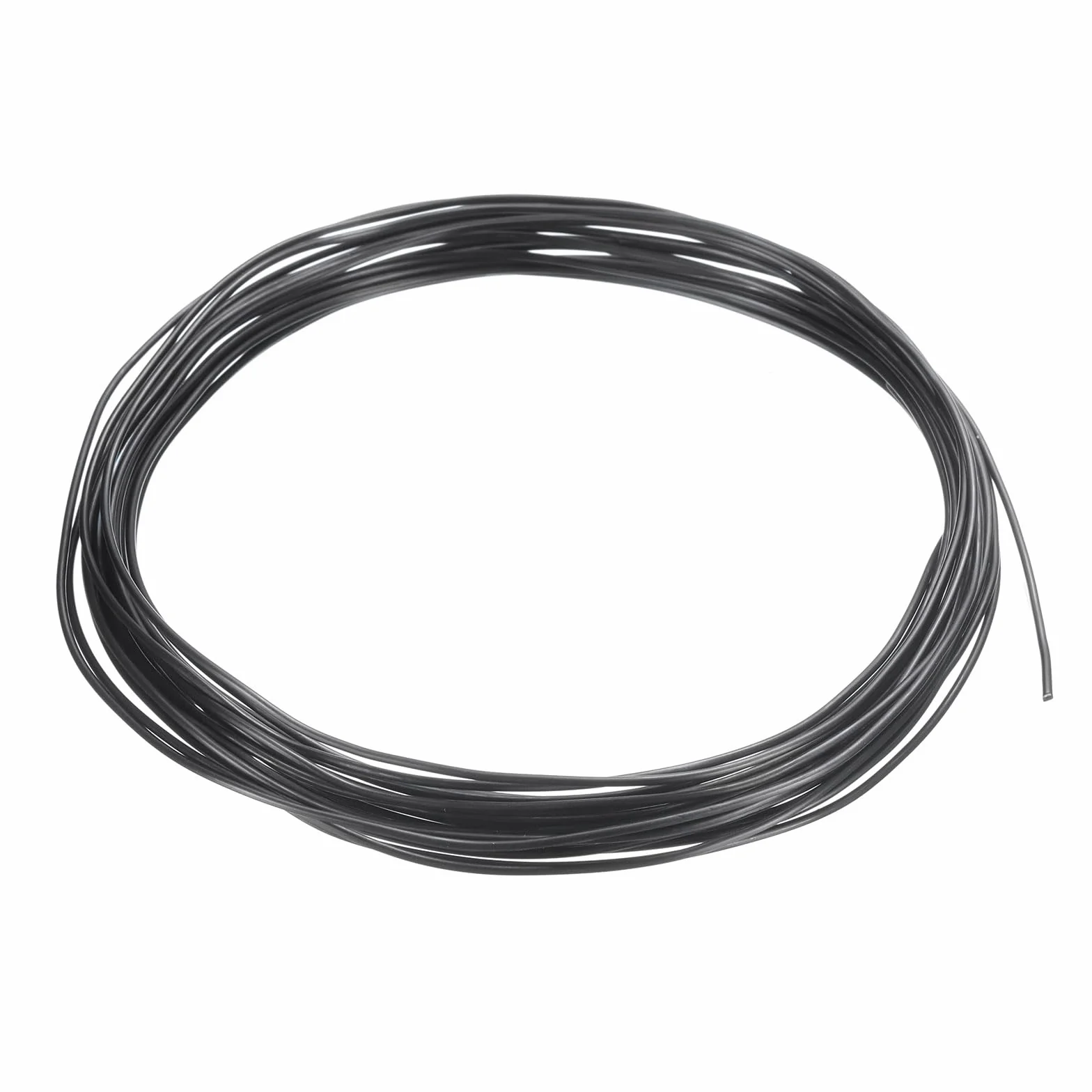 PATIKIL 1 mm przędza treningowa Bonsai, 1 rolka kwiatowa pręty anodowane aluminiowy drut 16,4 stopy ogółem do mocowania gałęzi ogrodniczych, czarny