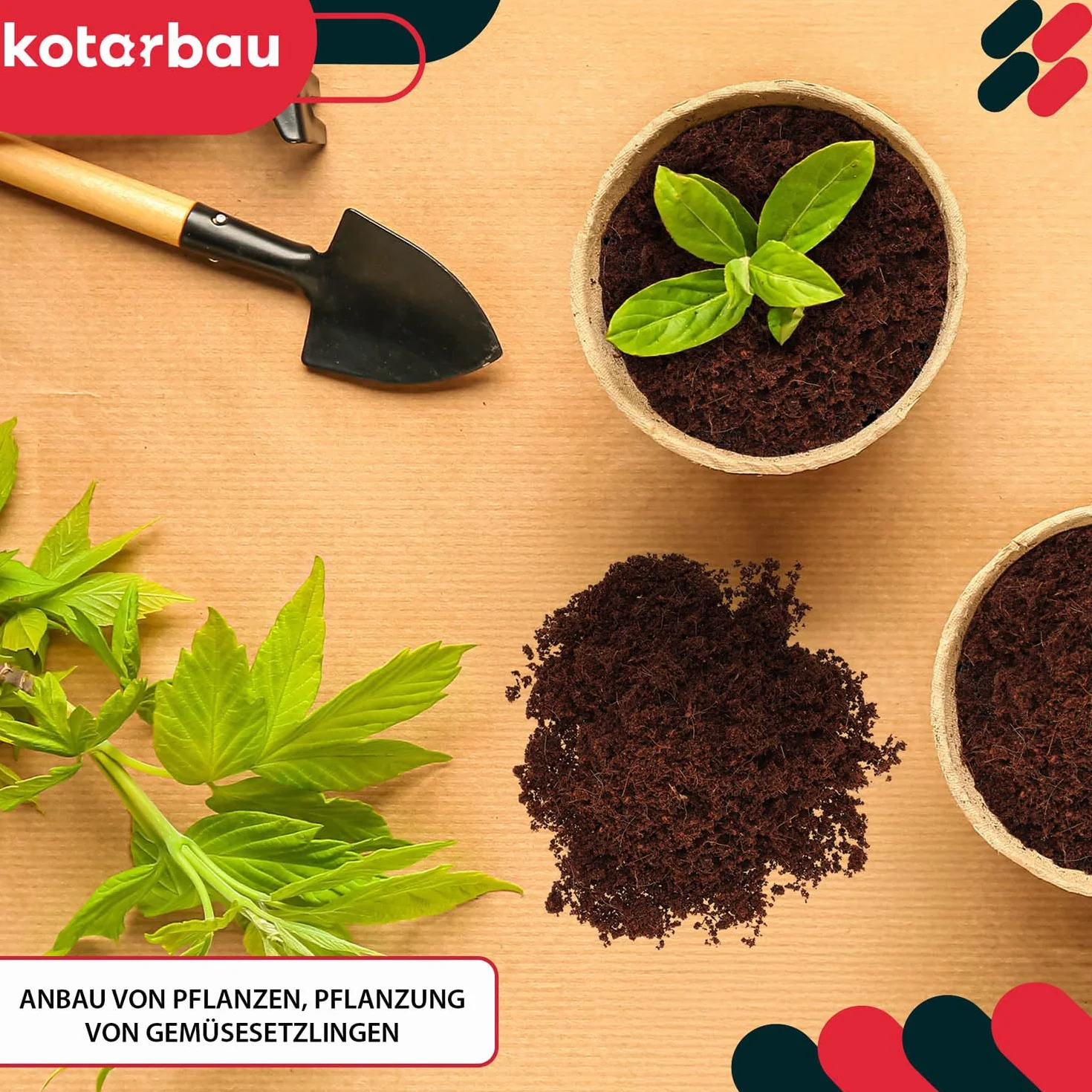KOTARBAU® Naturalna Ziemia Kokosowa 650 g 7 l do Roślin i Terrariów