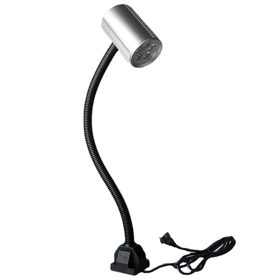 Lampa LED do obrabiarek, przełącznik, mocna magnetyczna lampa siedziska, 24 V ~ 36 V, lampa 110 V ~ 220 V, nadaje się do frezarek, szlifierek, stołów warsztatowych, maszyn do szycia i tak dalej (7