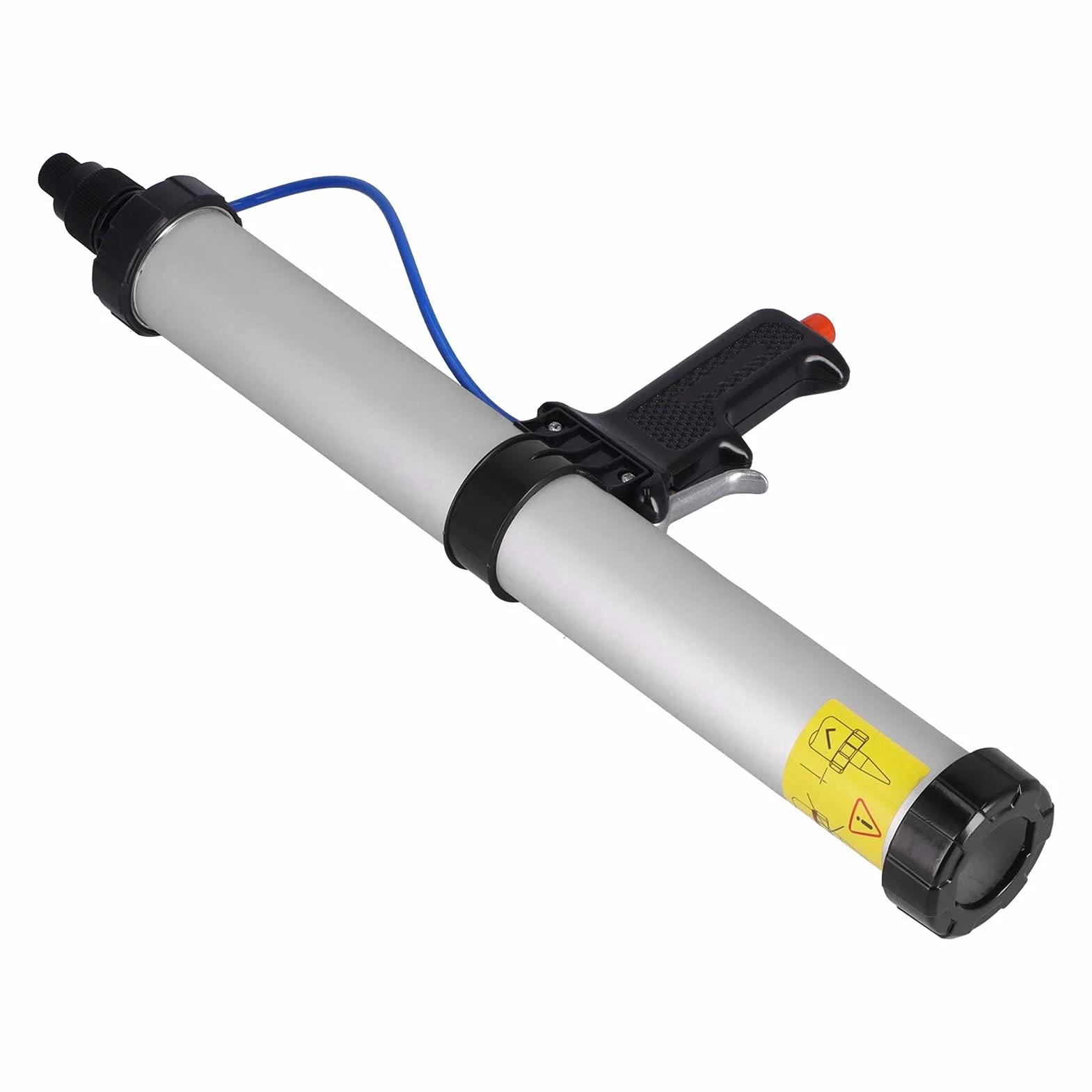 Yosoo Health Gear Pneumatyczny Pistolet do Uszczelniania, 600 Ml Pistolet do Uszczelniania na Sprężone Powietrze ze Stopu Aluminium, Trwały Aplikator Pneumatyczny Kontenerów Przemysłowych