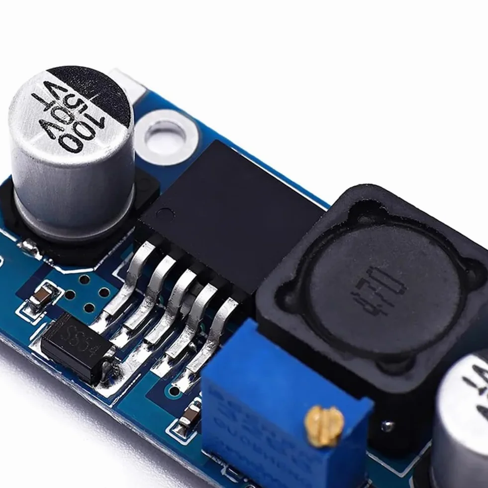 Step Down Converter, Buck Converter, moduł przetwornika Step Down, moduł zasilający, do oświetlenia, dronów i zdjęć powietrza, DC-DC 3A, 3,2-35 V do 1,25-35 V, 4 sztuki