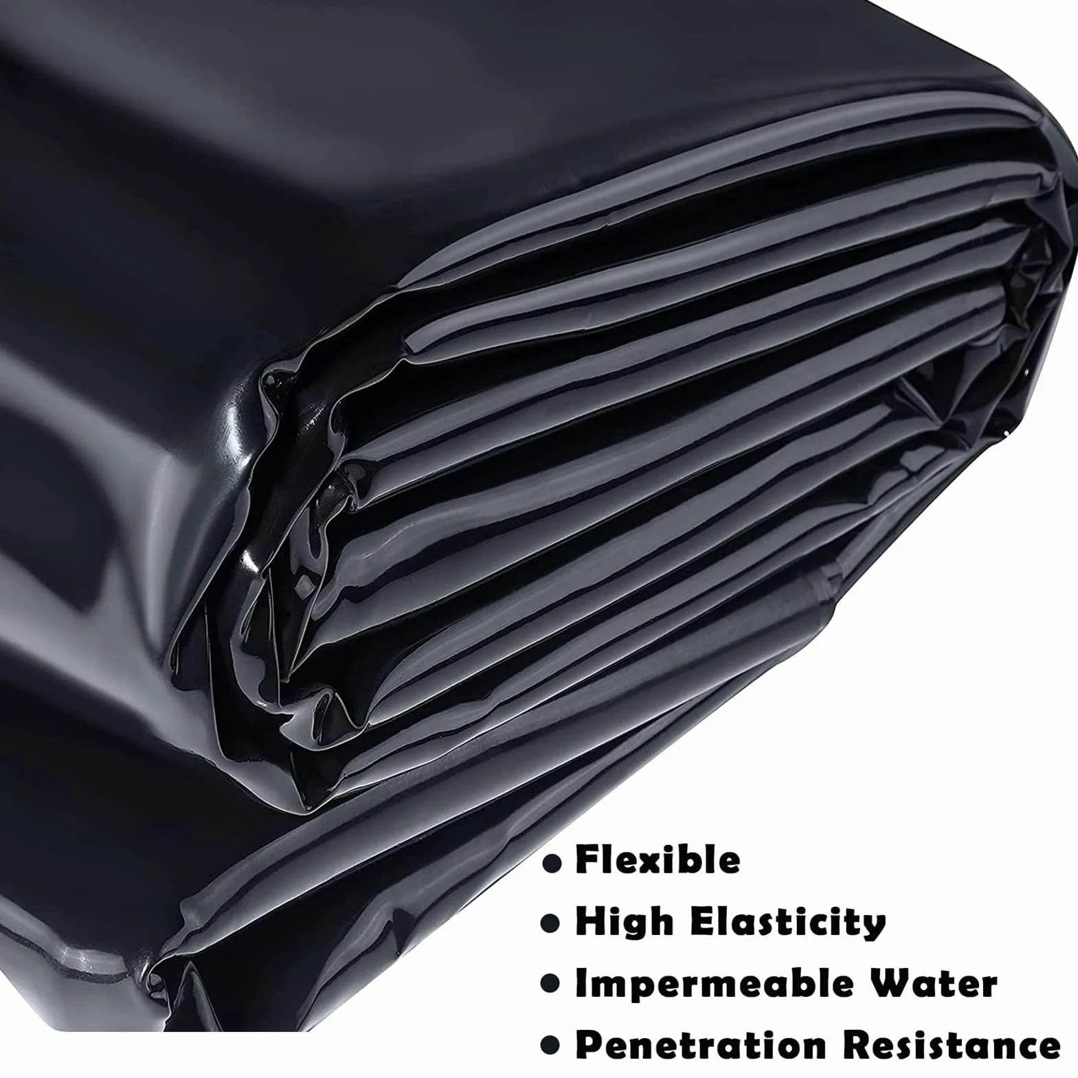 Czarna PVC Liner 2m x 3m do Oczka Wodnego