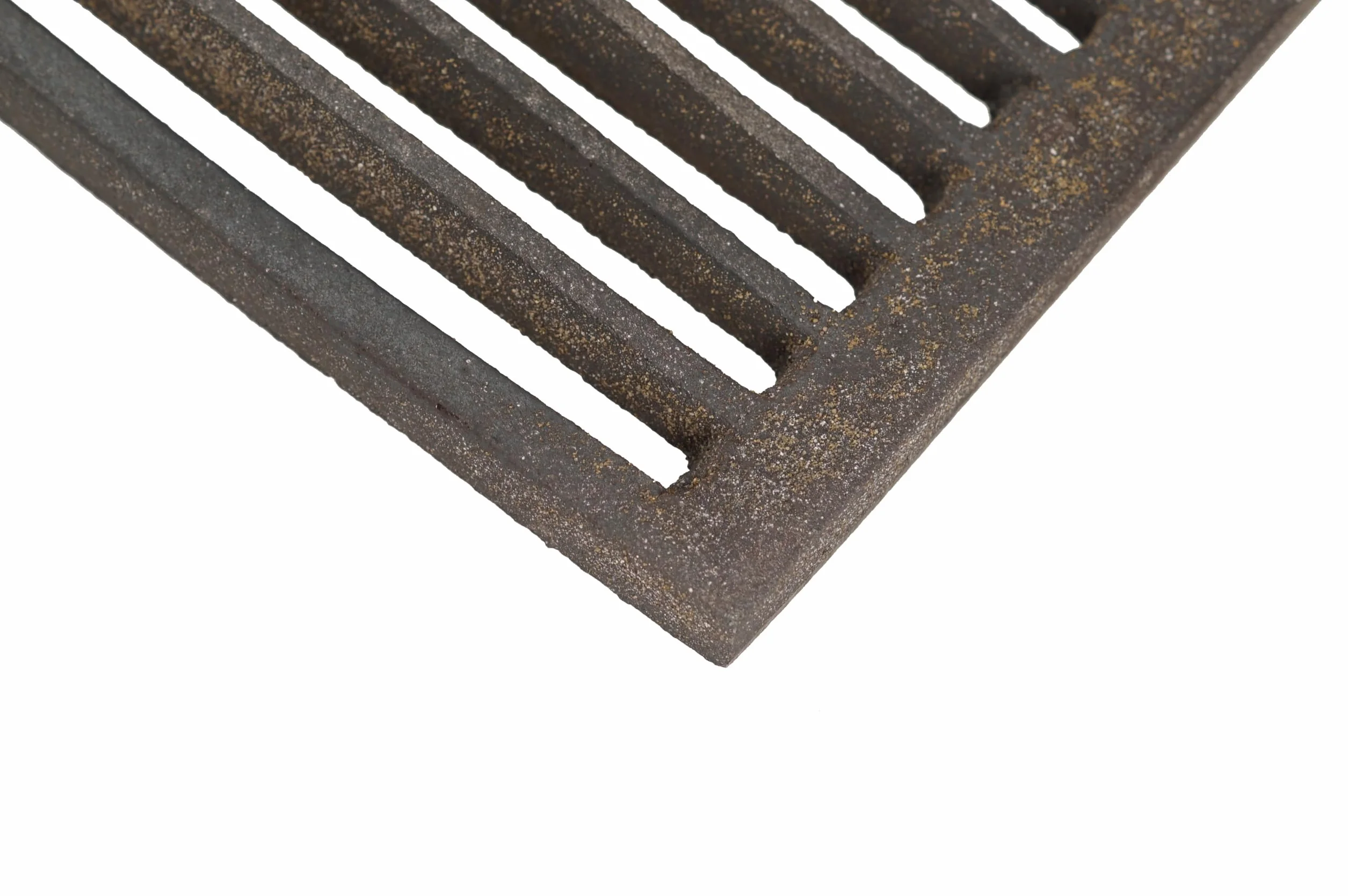 Żeliwny ruszt do pieca – Wymienny ruszt do kominka, pieca, grilla lub pieca kuchennego – Wytrzymały wkład 300 x 200 mm – Solidny i żaroodporny – Żeliwny ruszt do pieca