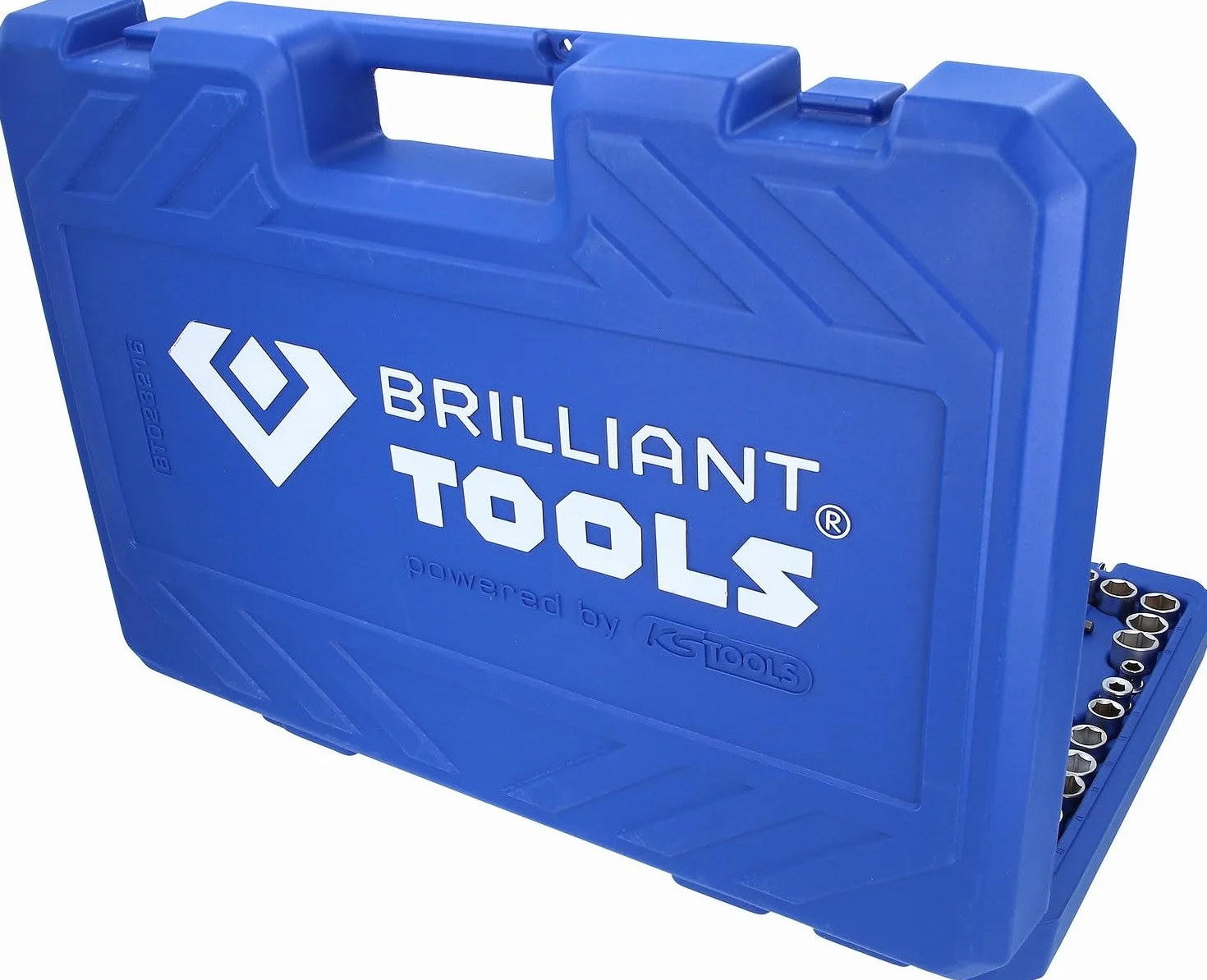 BRILLIANT TOOLS BT023216 Zestaw kluczy nasadowych, 216-szt., 1/4", 3/8", 1/2" [Powered by KS TOOLS]