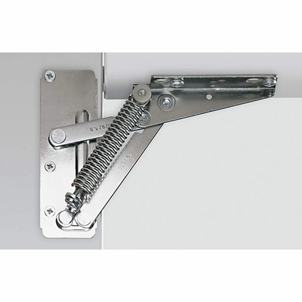 Hettich Lift Podnośnik gazowy do klap 90° (80-220 N), do 4,6 kg, rozstaw otworów 32 mm, zestaw 2 szt. (prawy i lewy), nr art. 10921