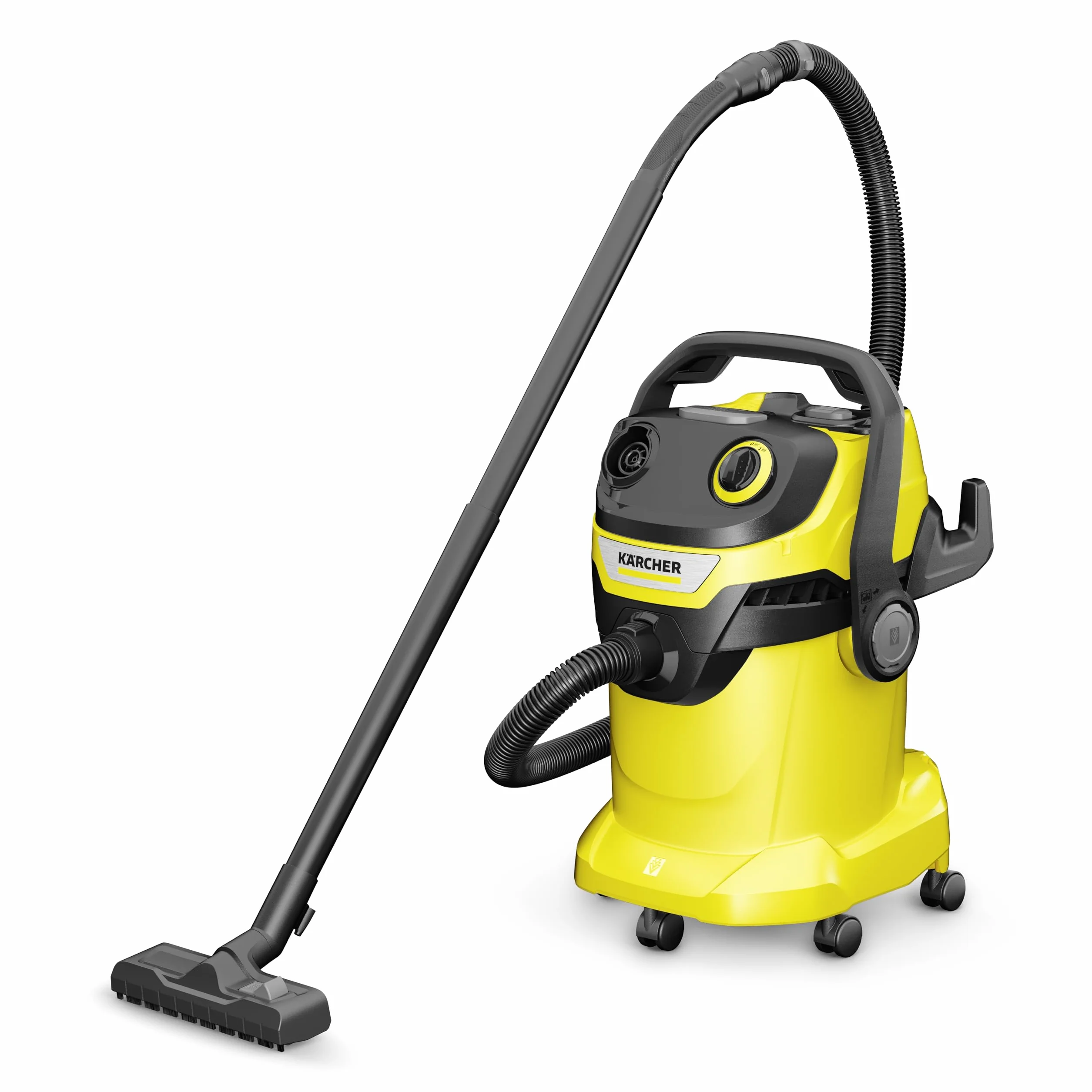 Kärcher Odkurzacz na Mokro/Sucho WD 5 V-25/5/22, w płaski filtr falisty, opatentowana kaseta z filtrem, czyszczenie filtra, 1100 W, zbiornik: 25 l, wąż ssący: 2,2 m, funkcja wydmuchu