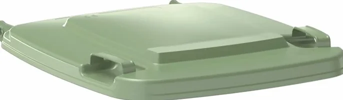 Pokrywa PE zielona do pojemnika na śmieci 240 l SULO