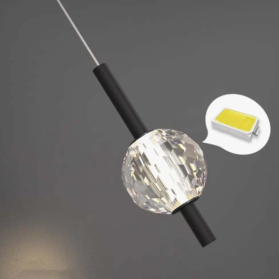 Lampki nocne do pokoju dziecięcego 2 szklane kule kinkiet nowoczesny luksusowy sypialnia dziecięca wystrój pokoju księżniczki lampki nocne kinkiet z 60 cm linkami do zawieszania 3-kolorowe światło