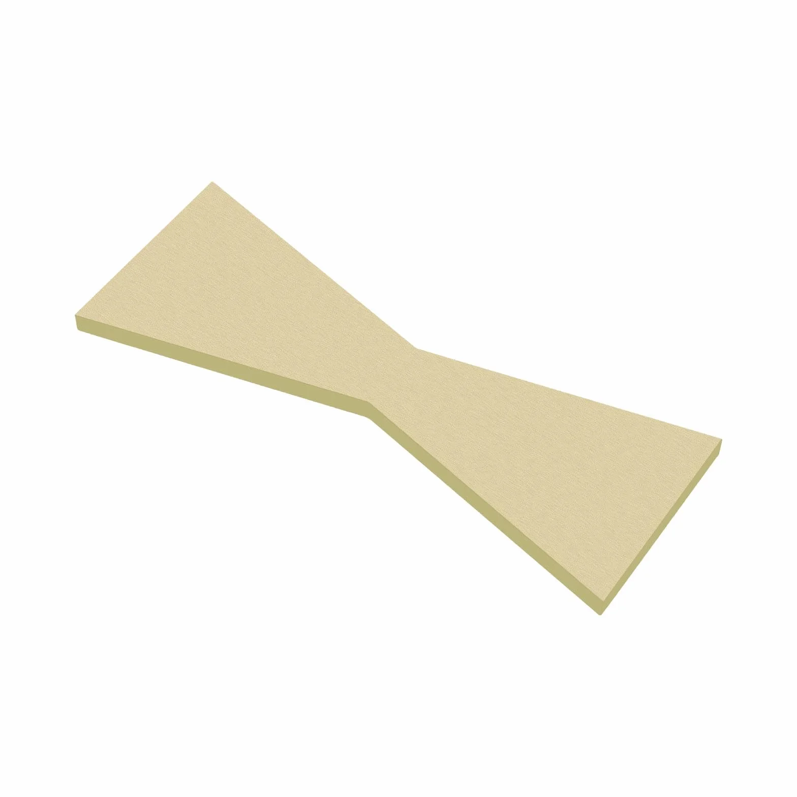 Create idea Muszka z litego mosiądzu, 100 mm x 38 mm x 4 mm, drewniana muszka do cięcia rowków, profesjonalna wkładka motylkowa, wkładka motyla, do wkładania muszki, do obróbki drewna
