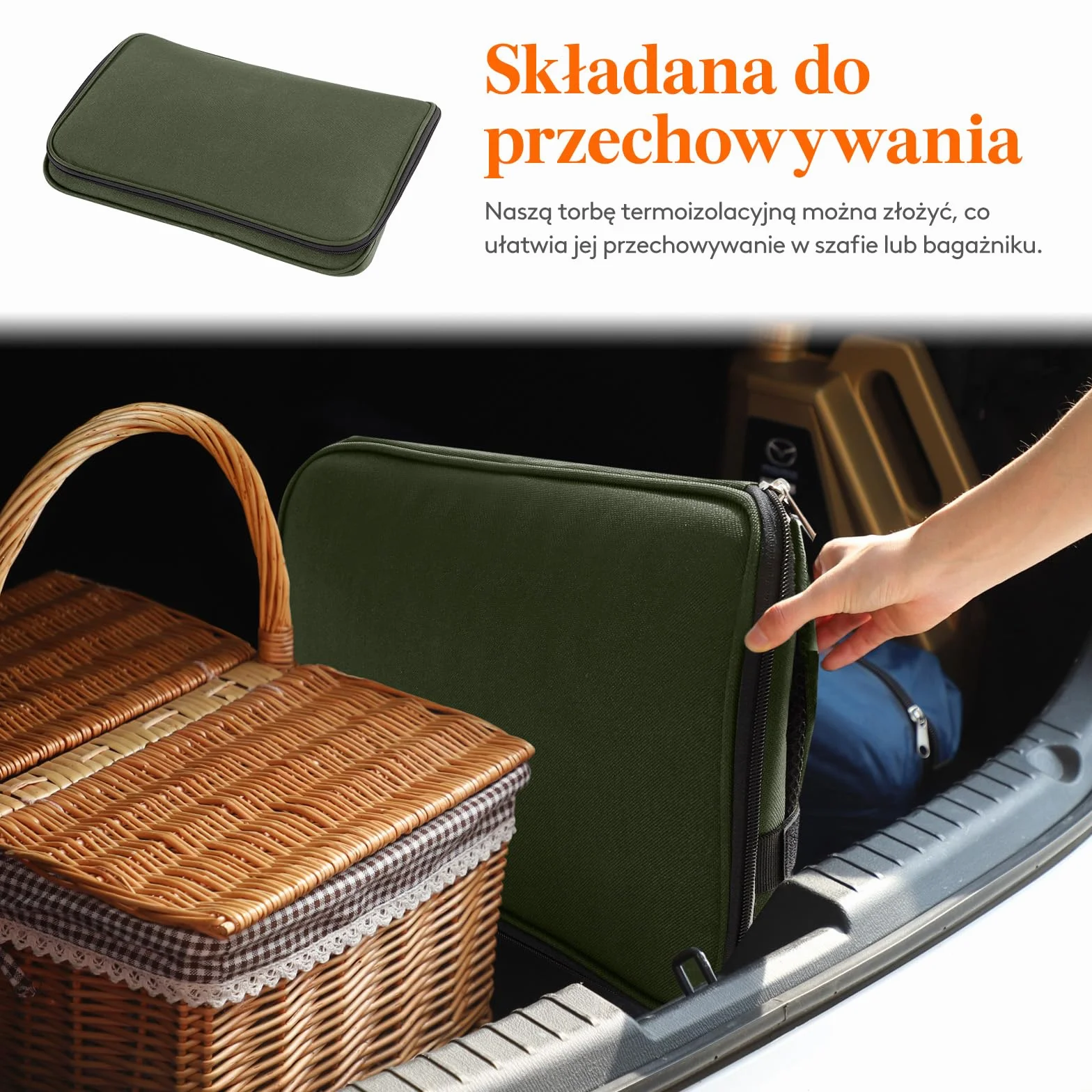 Lifewit Torba Termiczna Na Lunch, Torba Lunchowa Izolowana, Cooler Bag Składana i Izolowana Duża, Lunch Bag Dla Kobiet i Mężczyzn Praca Podróż Piknik