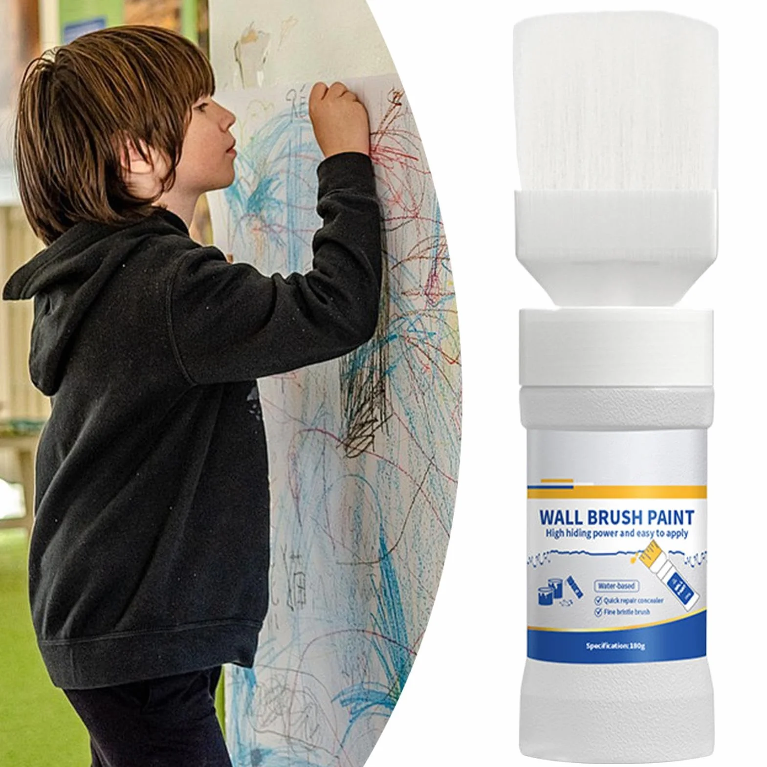 Home Repair Kit, Paint, Safe Home Use Wall Stain Remover, Easy Touchup