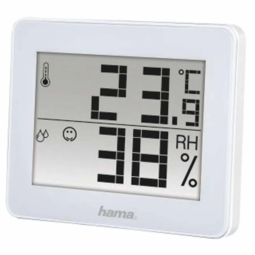 Hama Cyfrowy termometr higrometr TH-130 bezprzewodowy biały