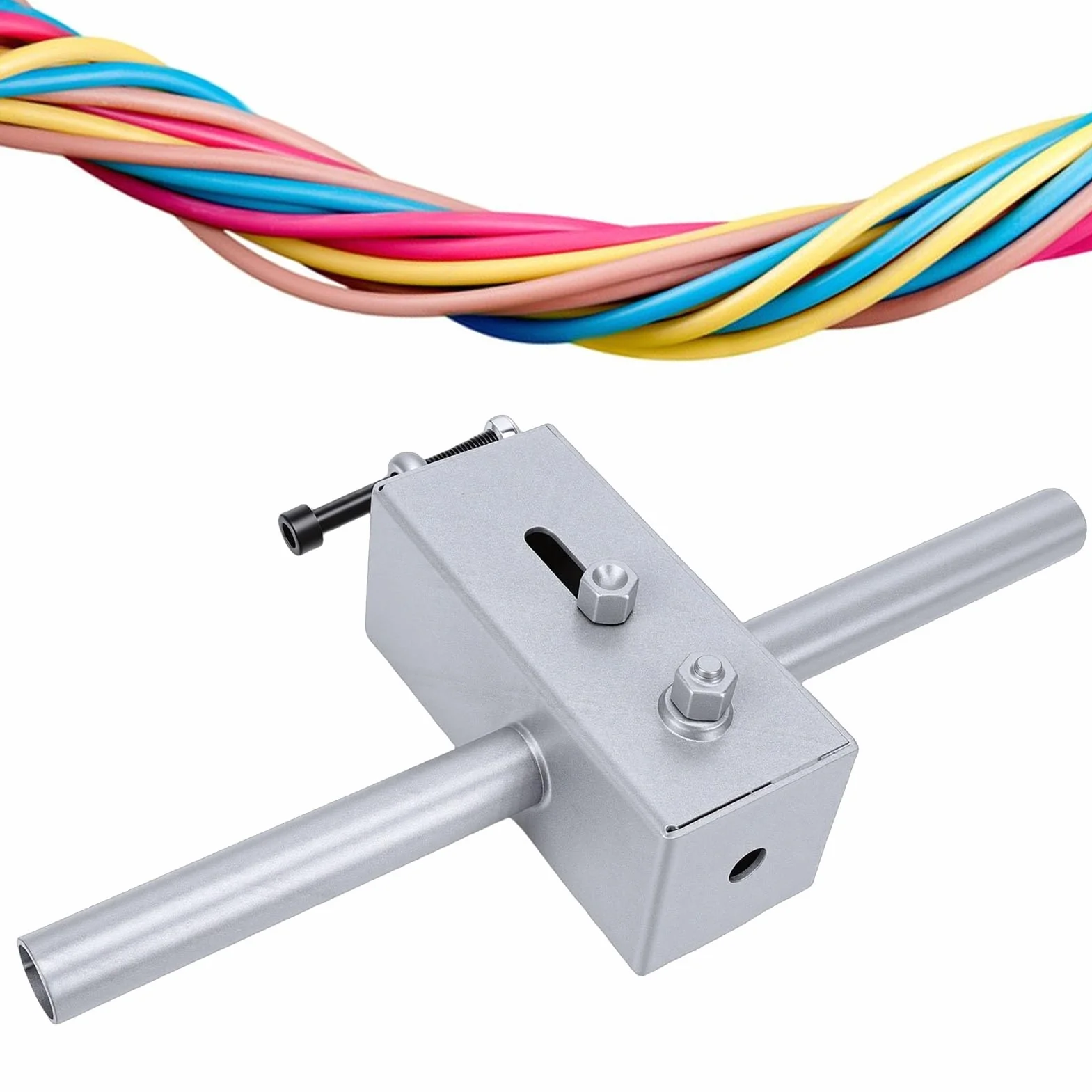 Generic Urządzenie do Przewlekania Drutu Solidny i Praktyczny Elektryczny Nawlekacz Drutu do Ukrytej Maszyny Okablowania Rur z liną ciągnącą o Długości 49,2 Stopy Okablowania Obiektów, Gwintowania